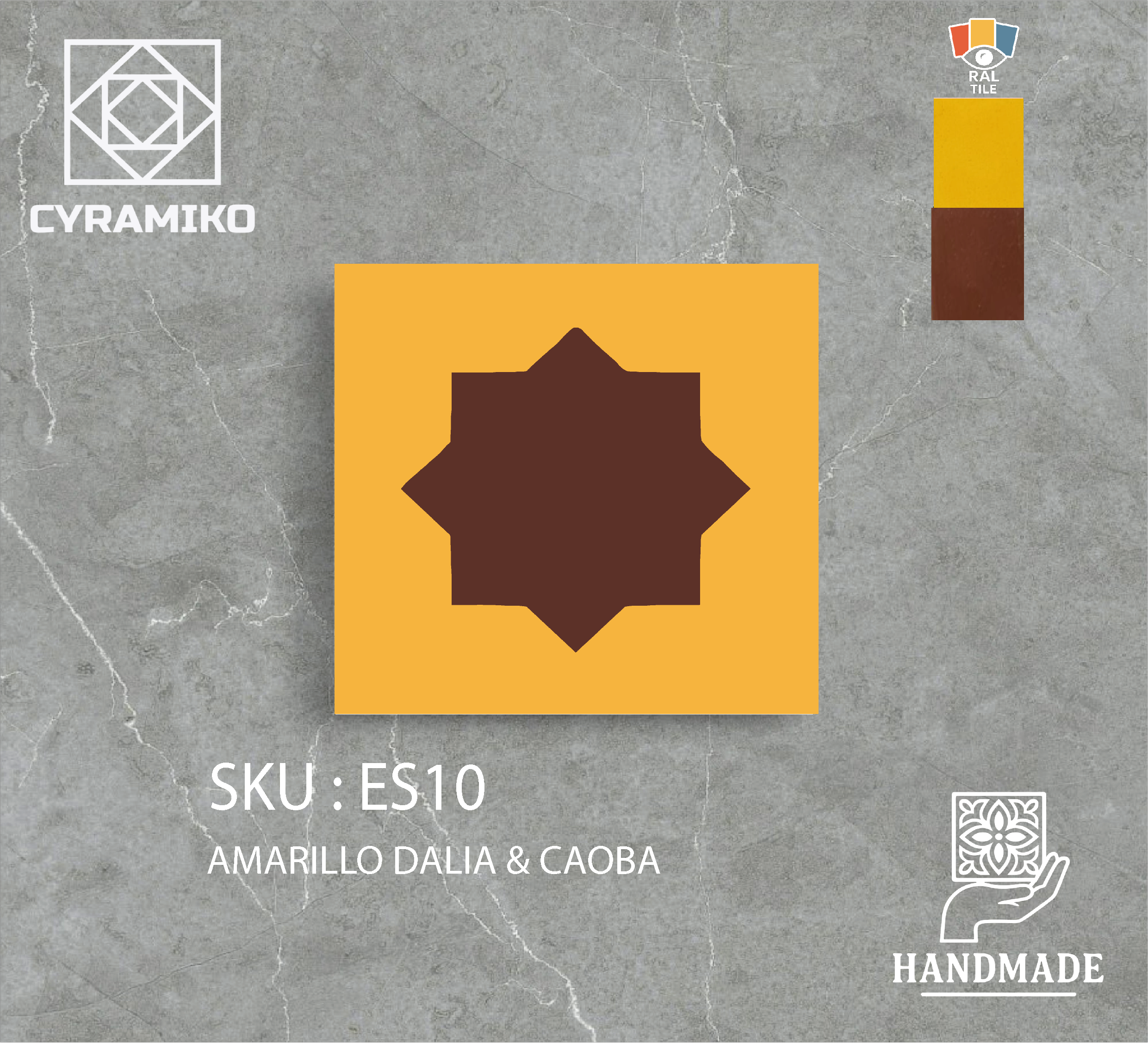 ES10 - AMARILLO DALIA & CAOBA