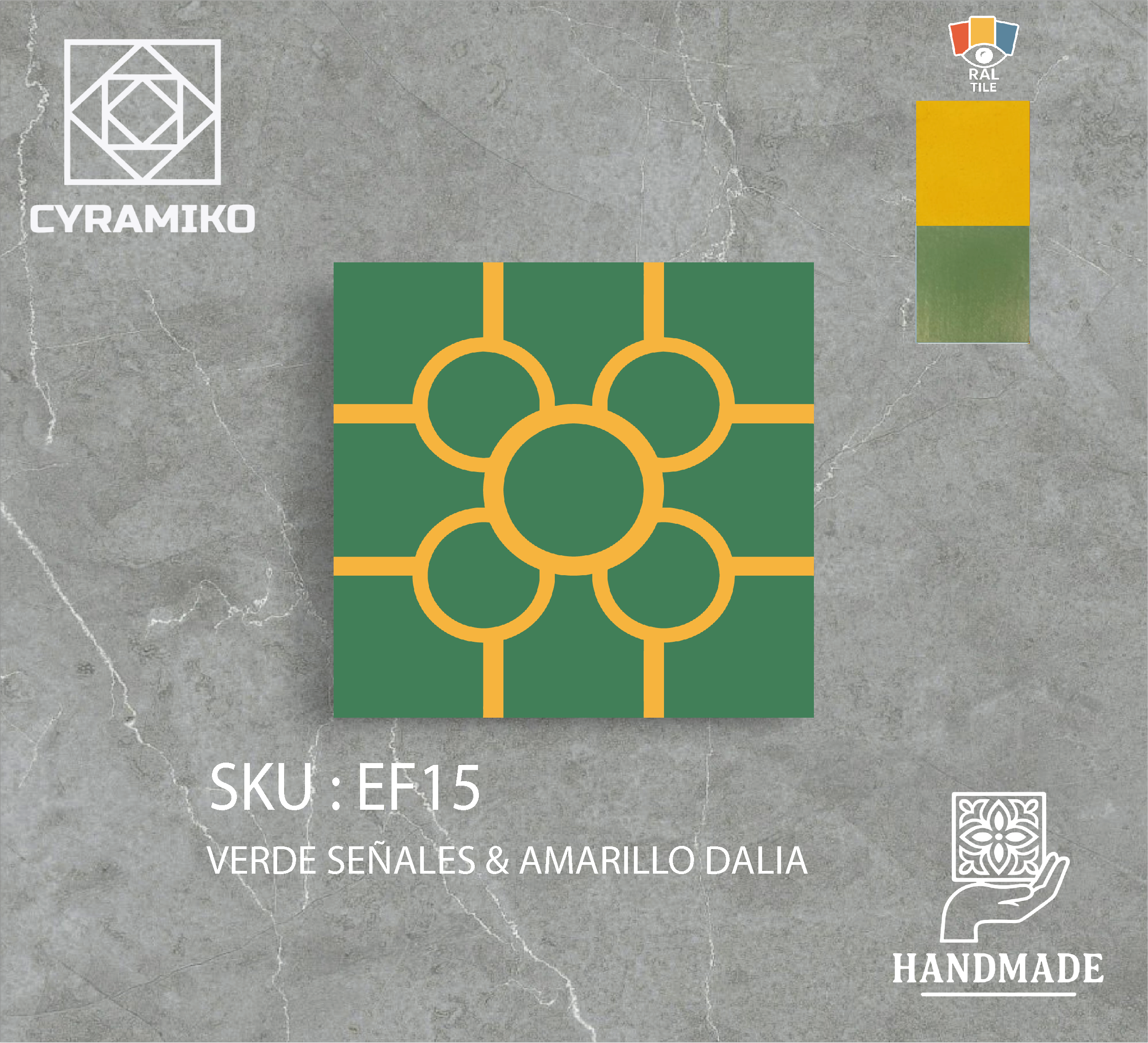 EF15 - VERDE SEÑALES & AMARILLO DALIA