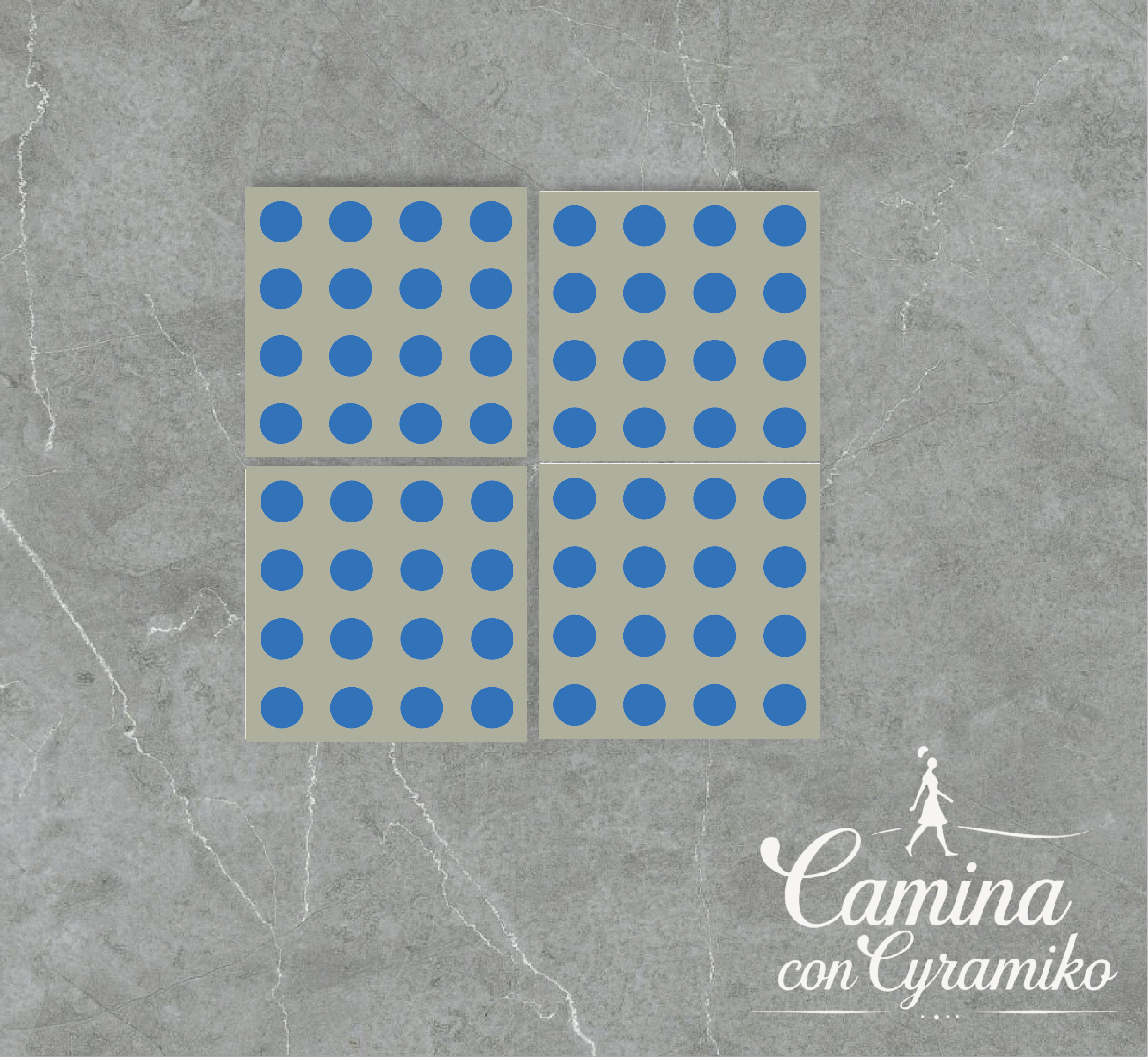 EF19 - AZUL PITUFO & GRIS TOPO II