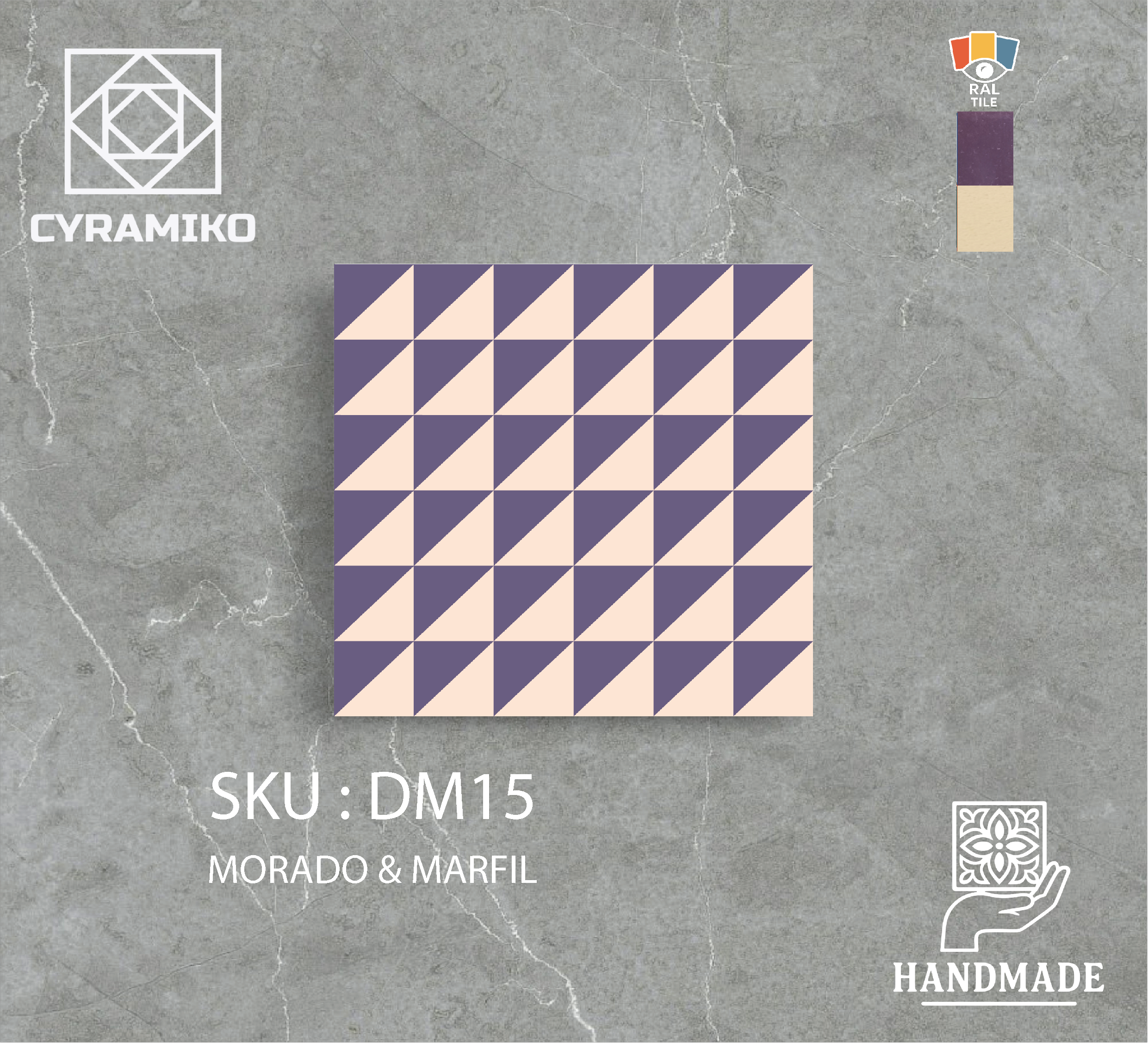 DM15 - MARFIL & MORADO