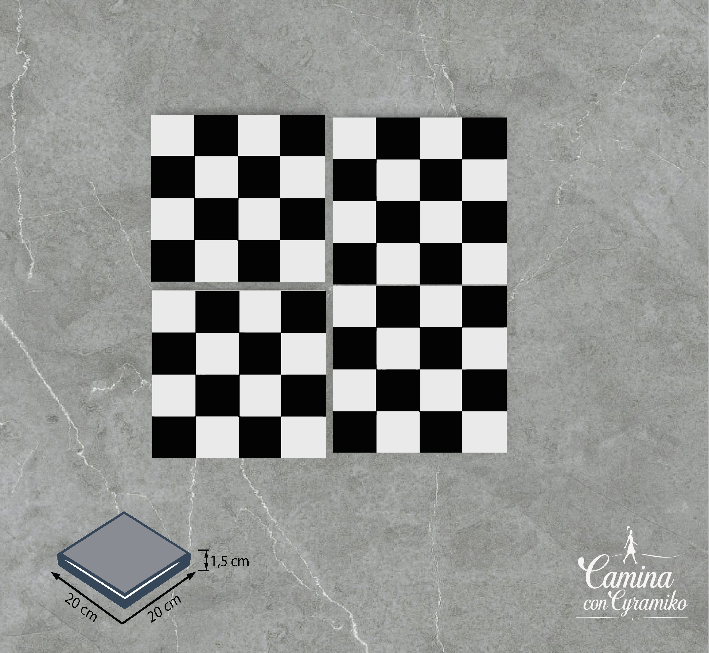 DM03 - BLANCO PURO & NEGRO INTENSO