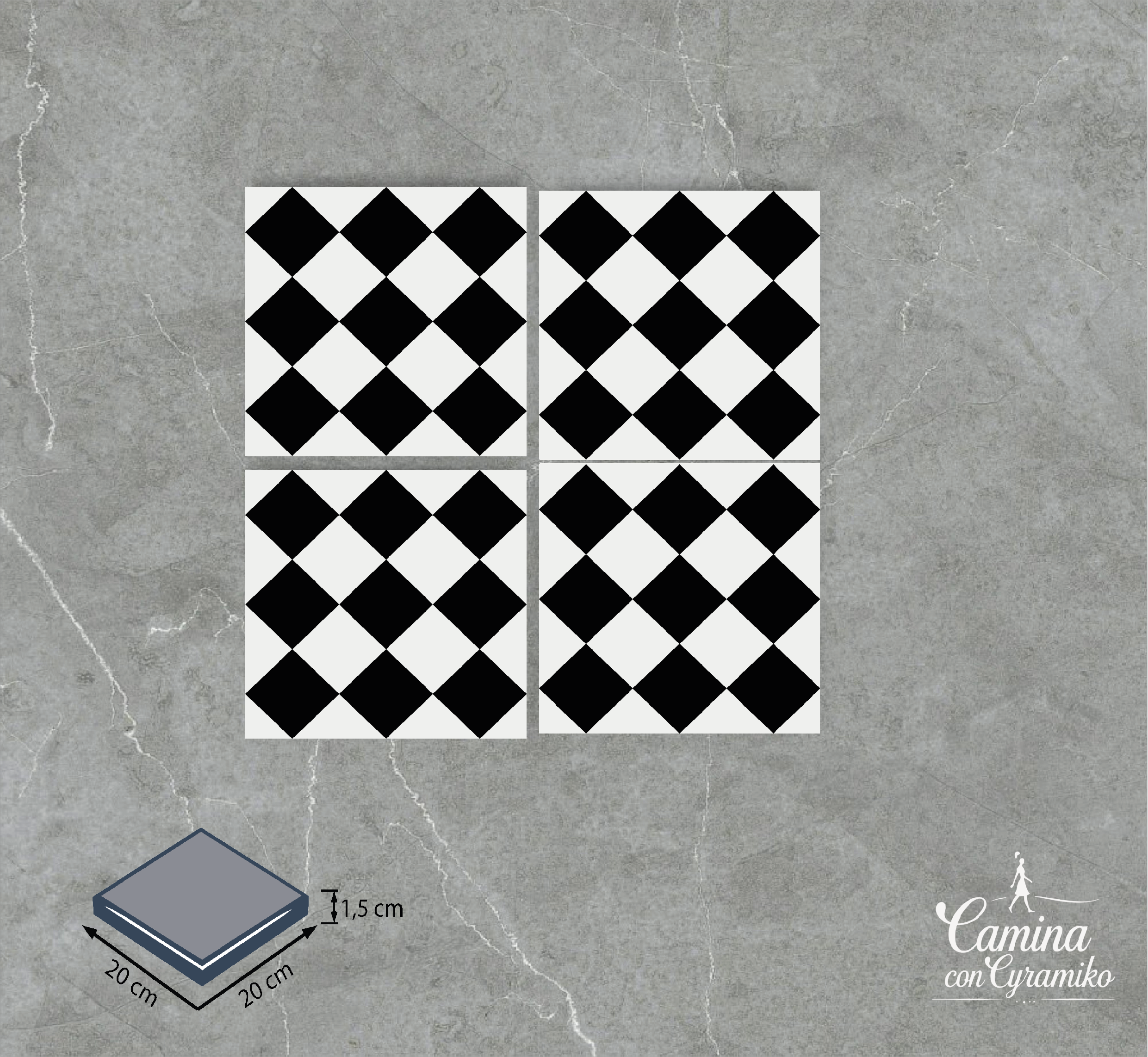 DM25 - BLANCO PURO & NEGRO INTENSO