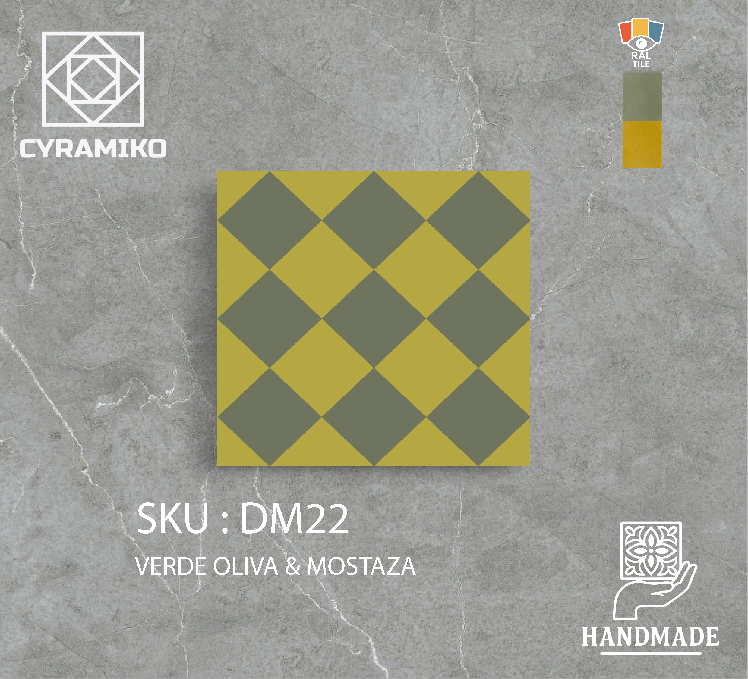 DM22 - MOSTAZA & VERDE OLIVA