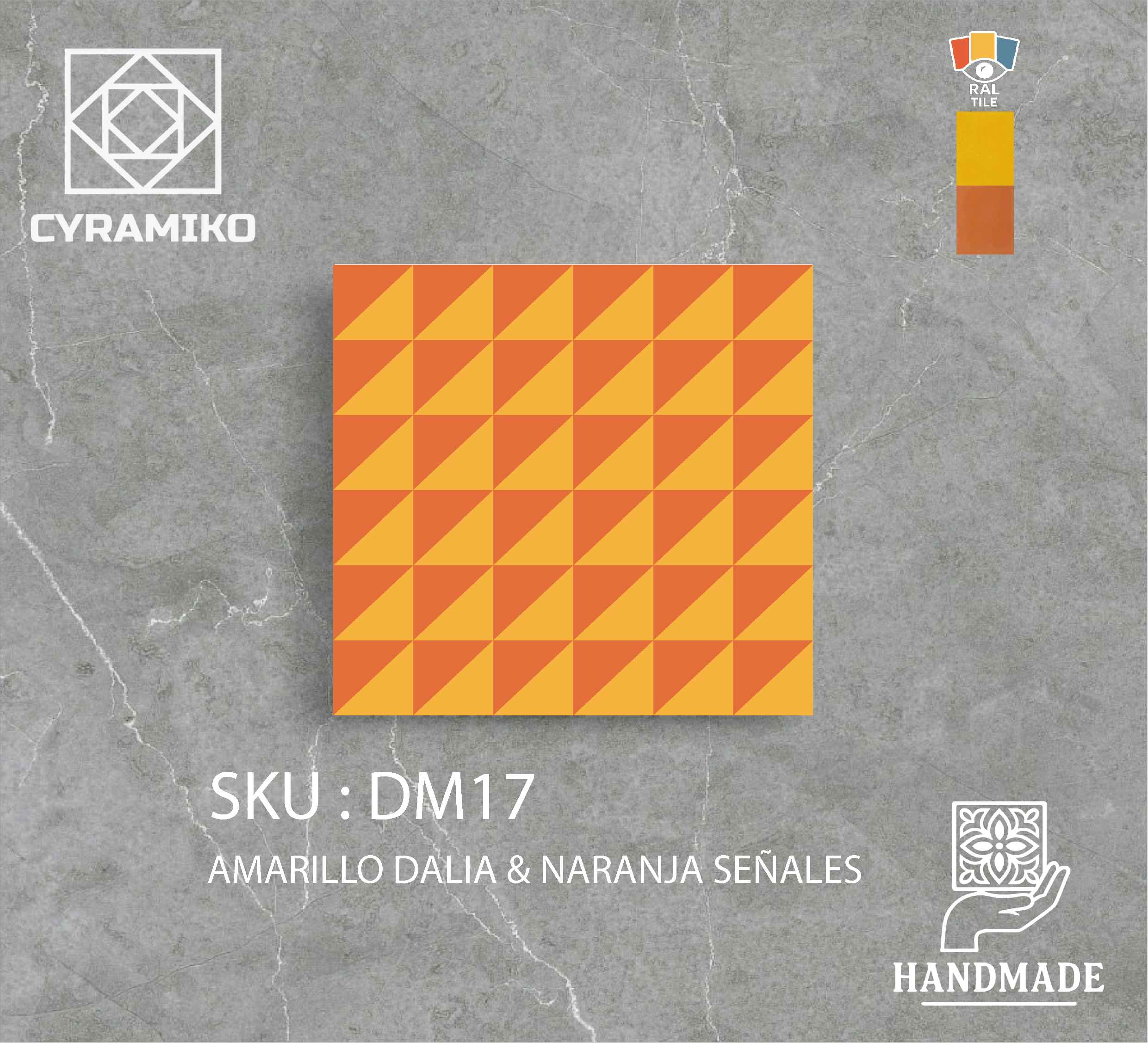 DM17 - AMARILLO DALIA & NARANJA SEÑALES