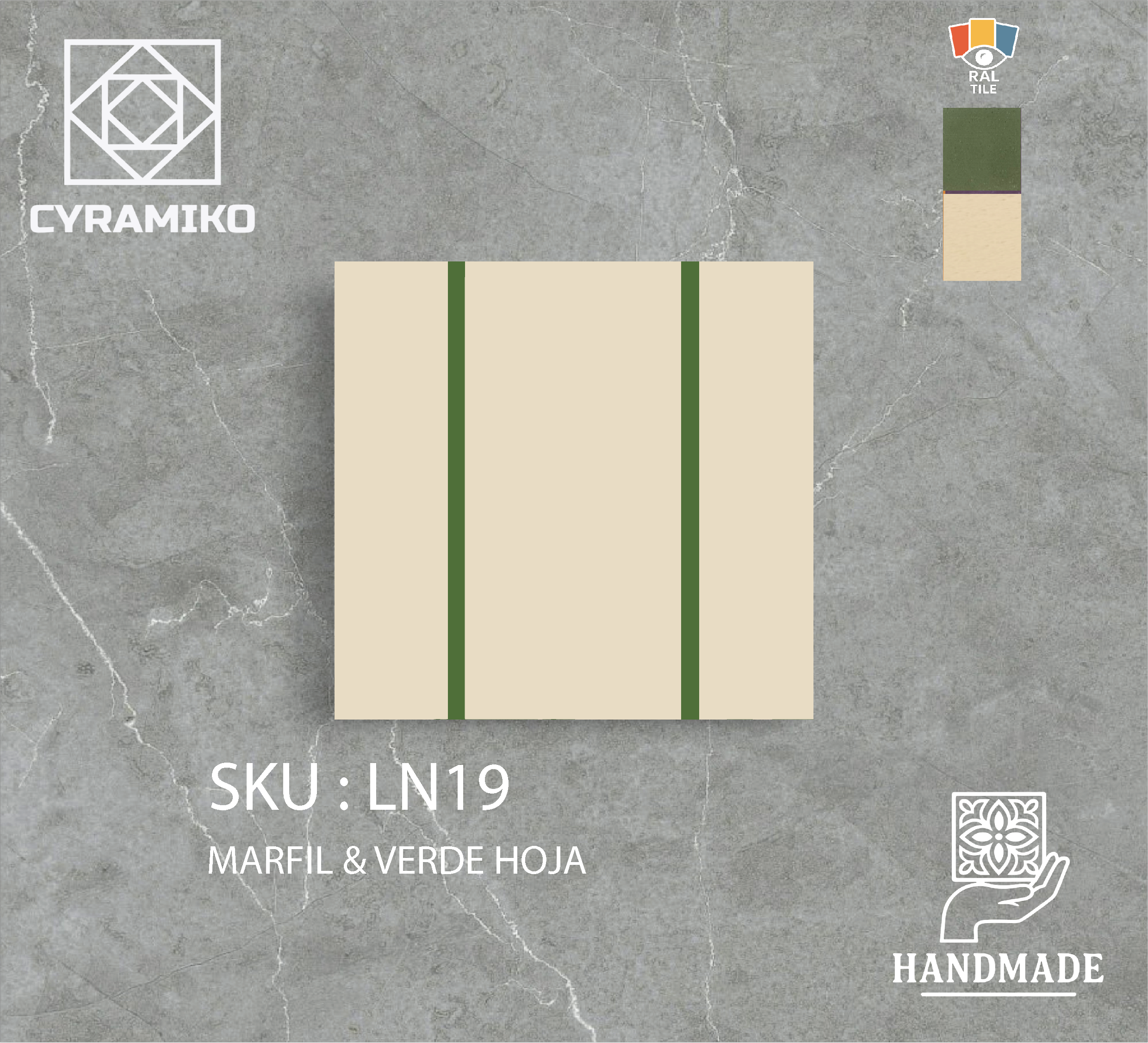 LN19 - MARFIL & VERDE HOJA