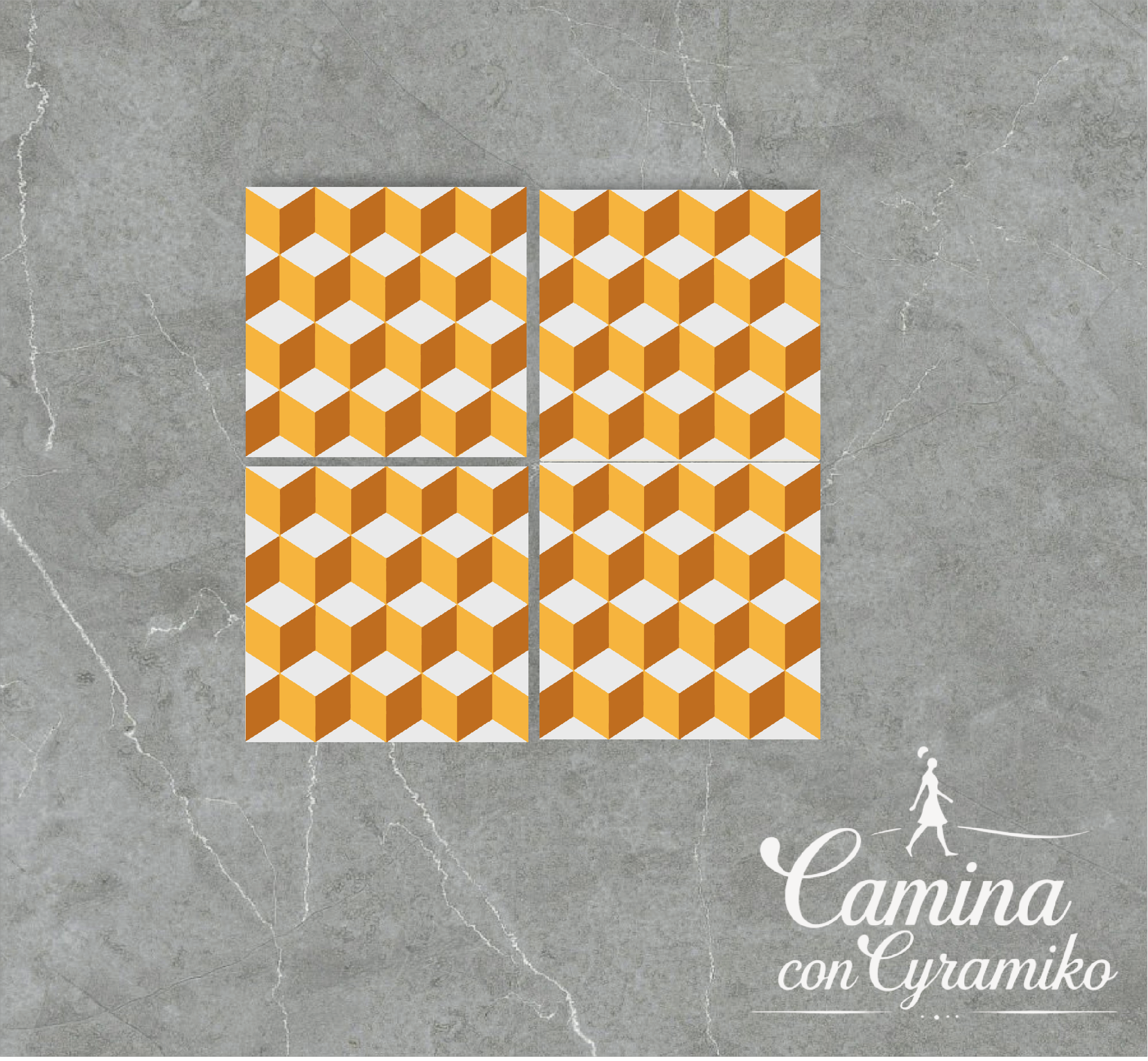 3D11 - AMARILLO DALIA & HONEY & BLANCO PURO