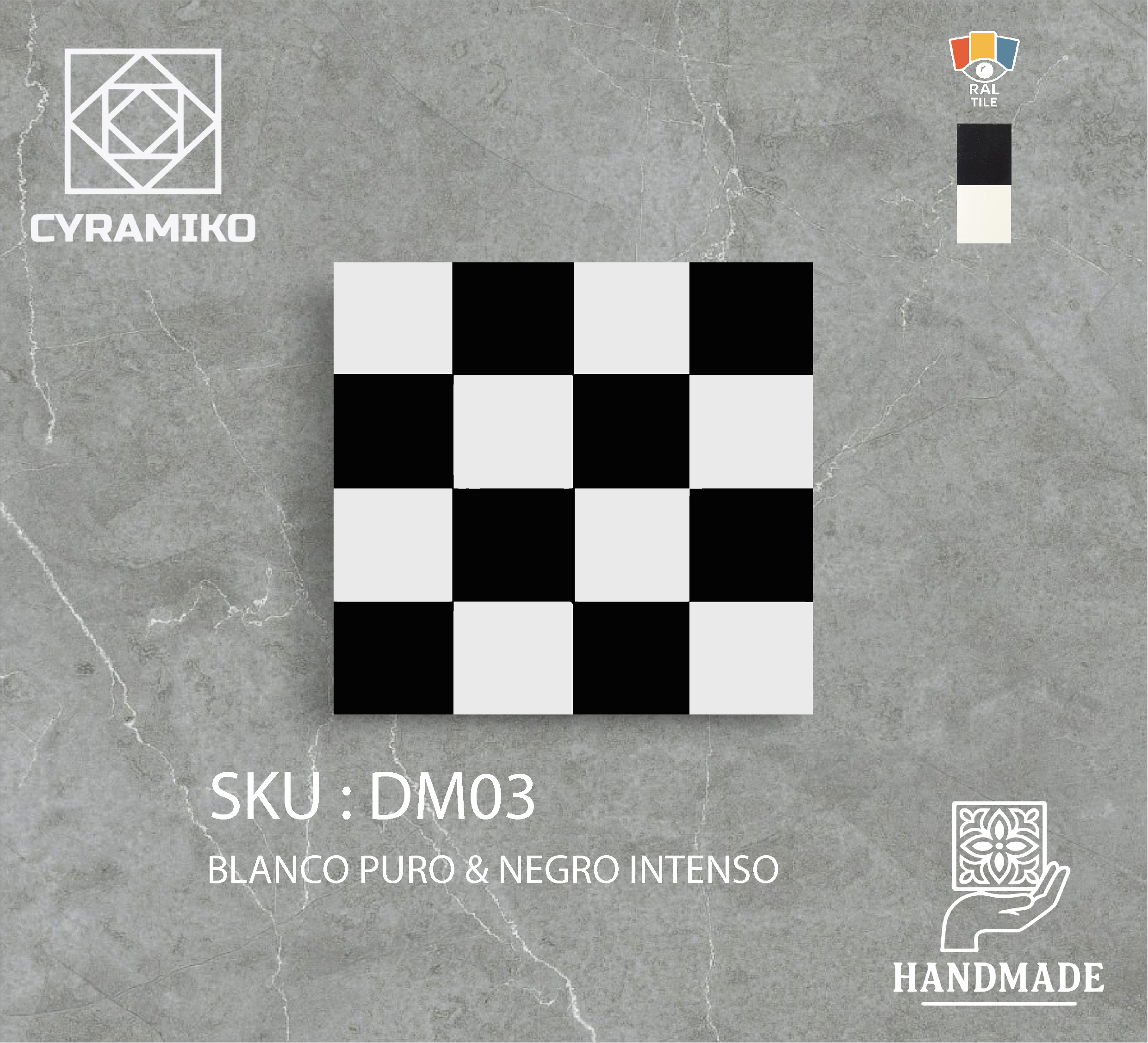 DM03 - BLANCO PURO & NEGRO INTENSO