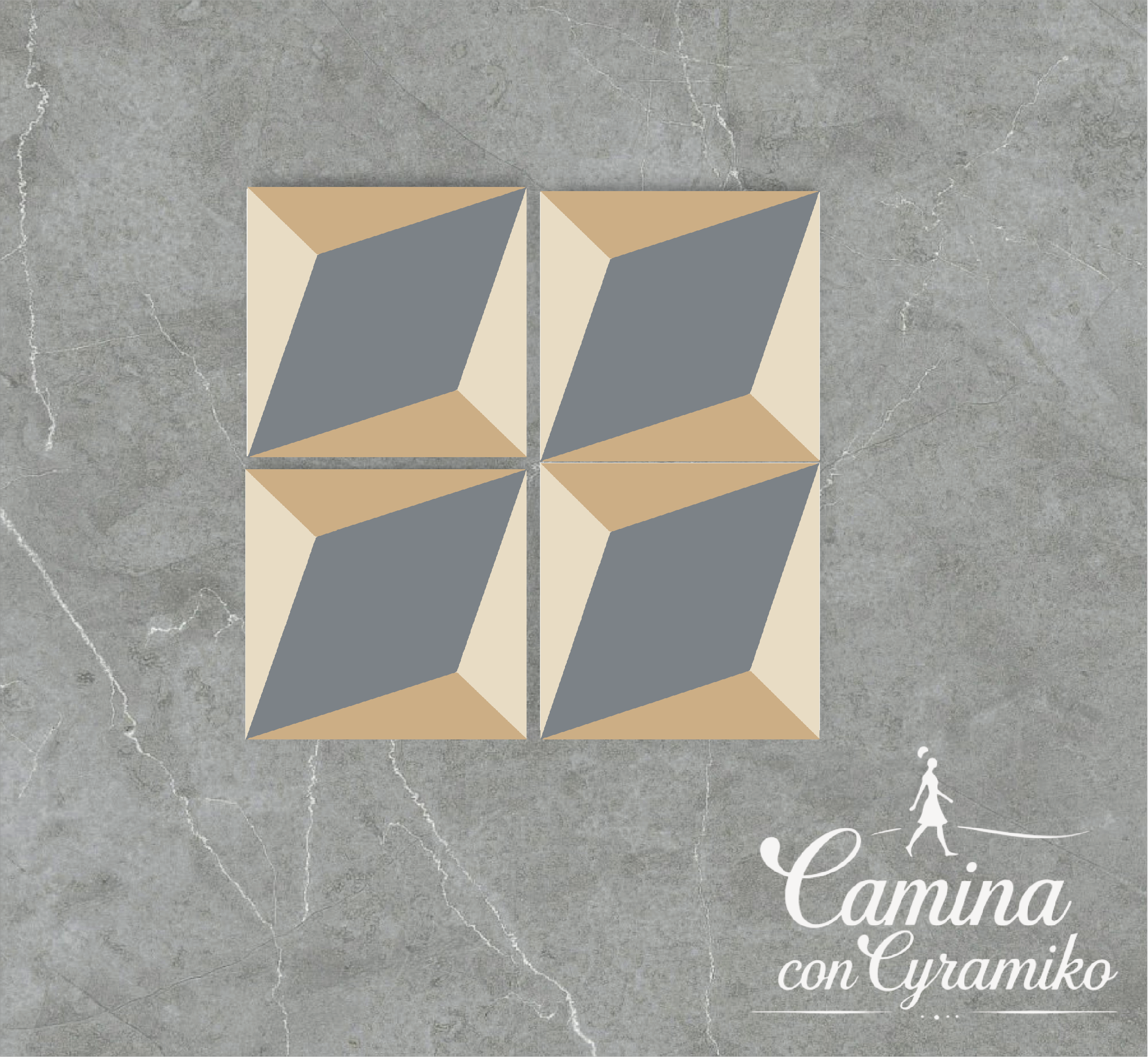 3D05 - GRIS TOPO I & MARFIL & CAMEL I