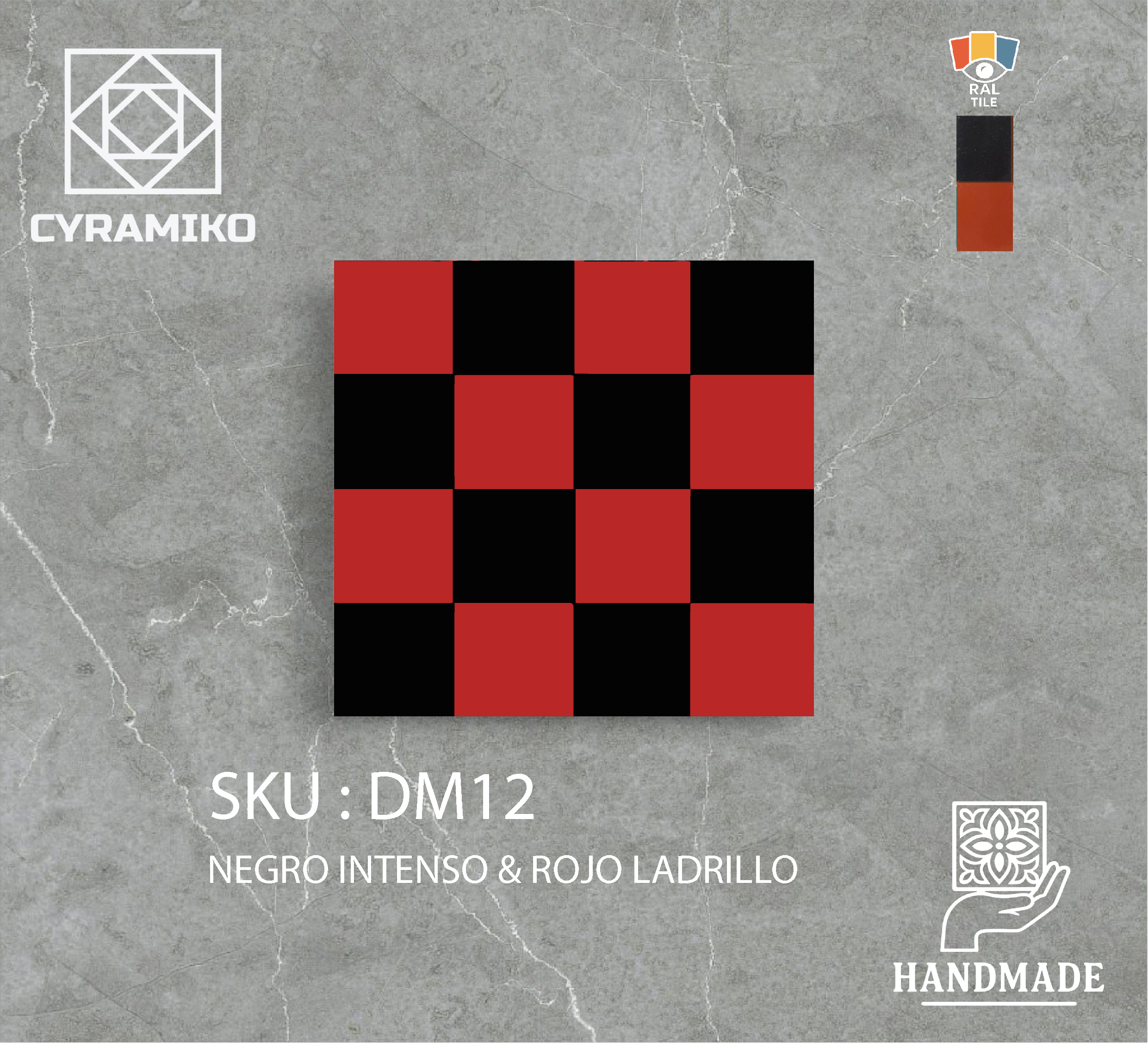 DM12 - ROJO & NEGRO INTENSO