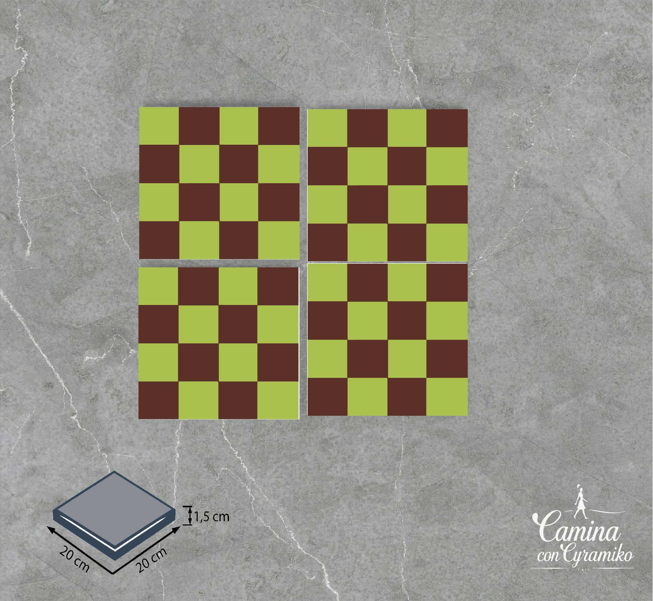 DM11 - CAOBA & VERDE FIBRA