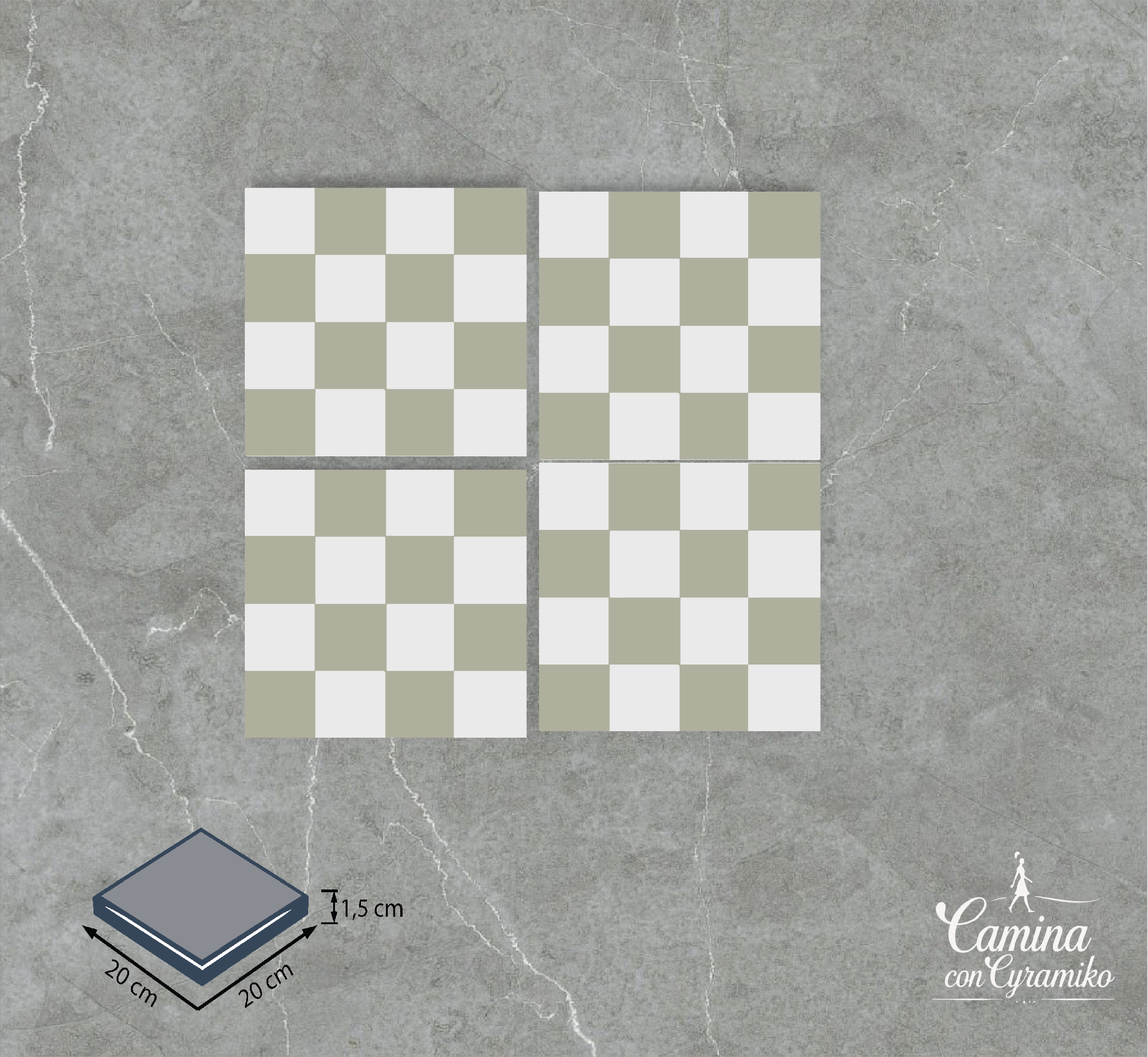 DM04 - BLANCO PURO & GRIS TOPO II