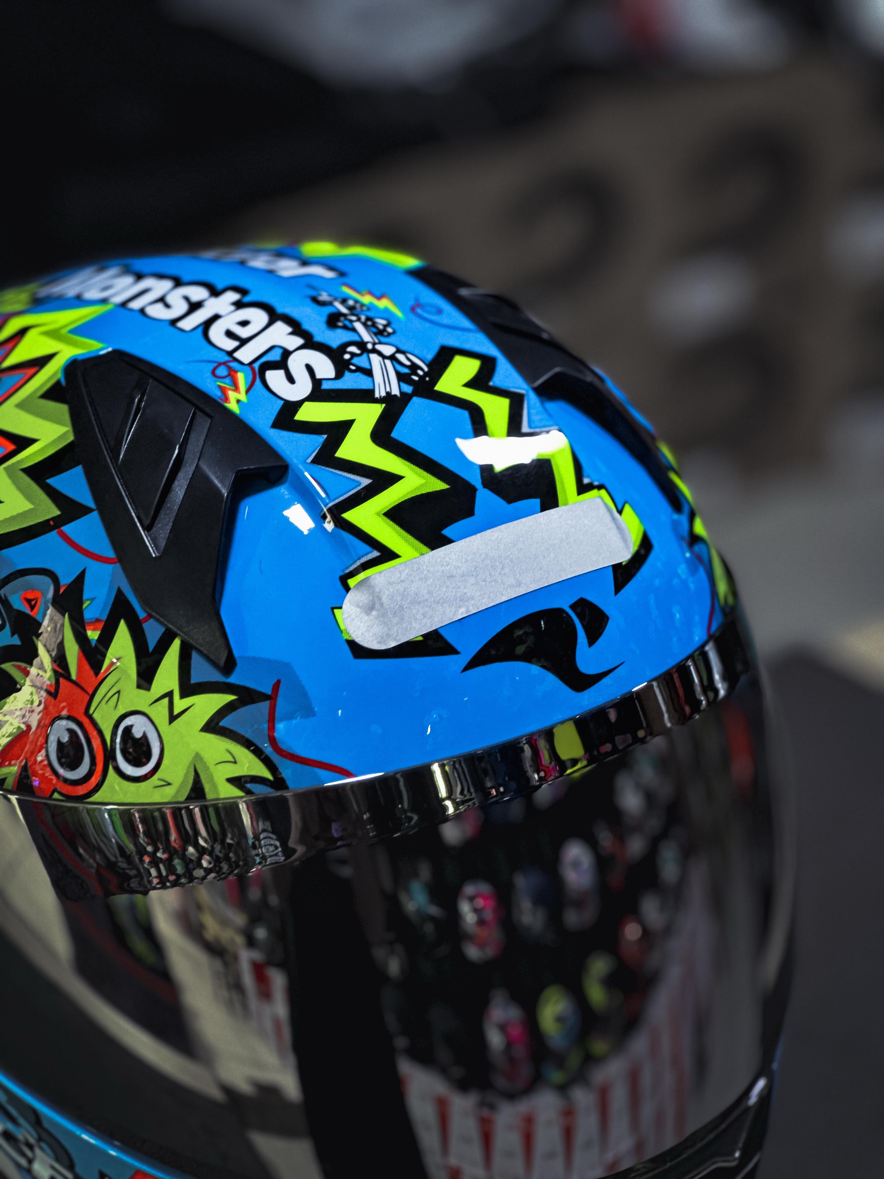 RACE TECH SECTOR MONSTER BLUE/YELLOW