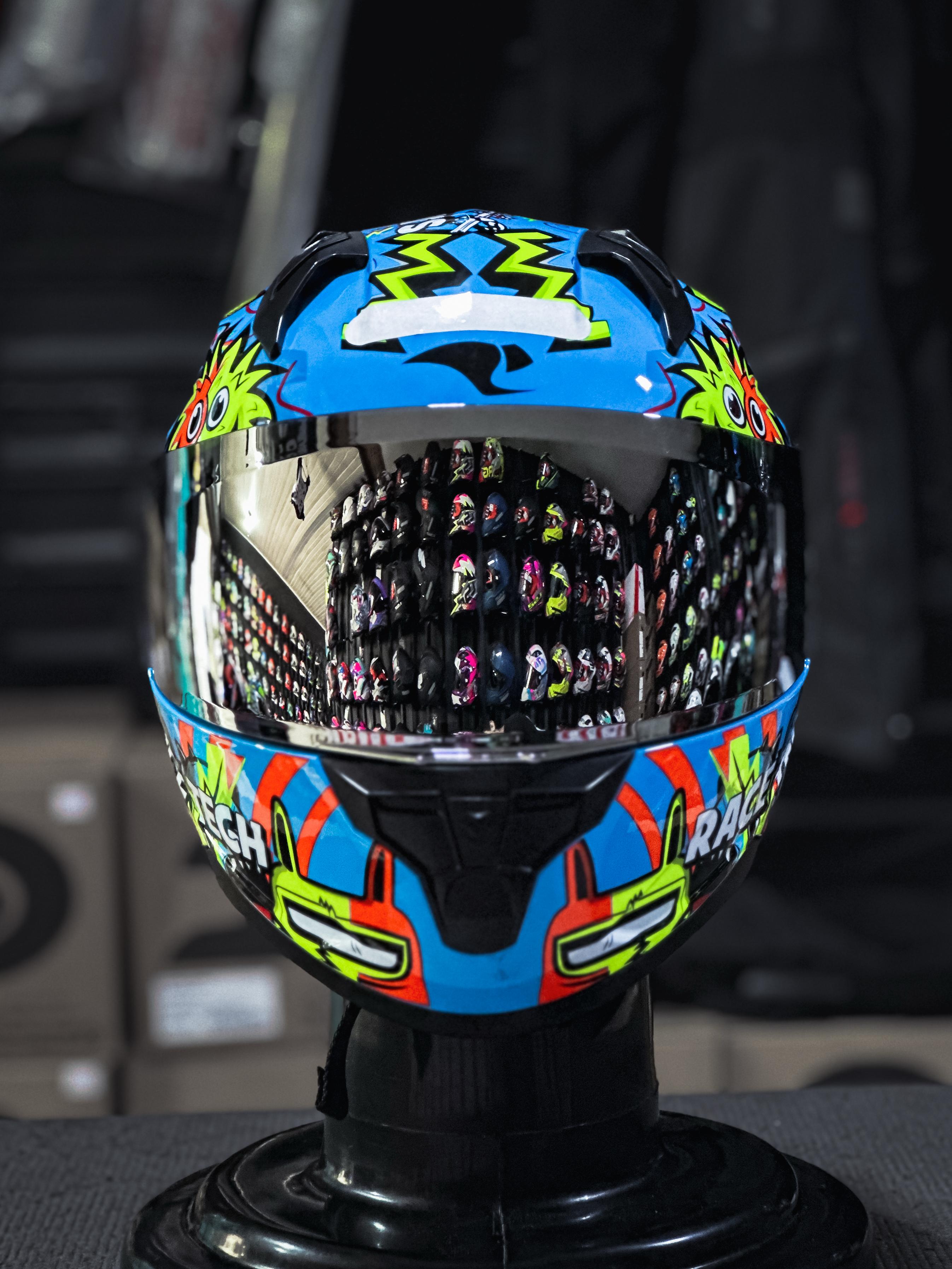 RACE TECH SECTOR MONSTER BLUE/YELLOW