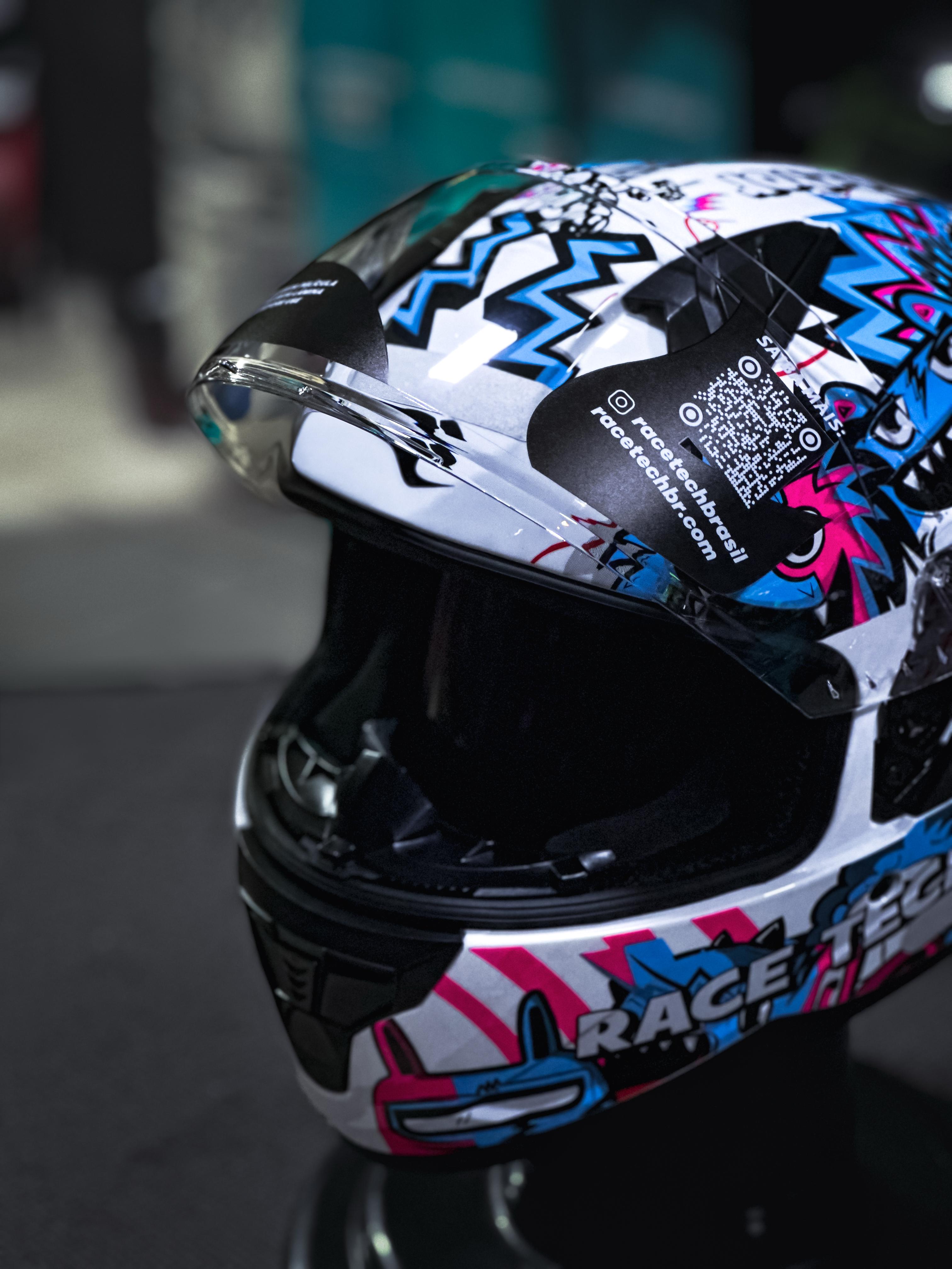 RACE TECH SECTOR MONSTER WHITE/BLUE