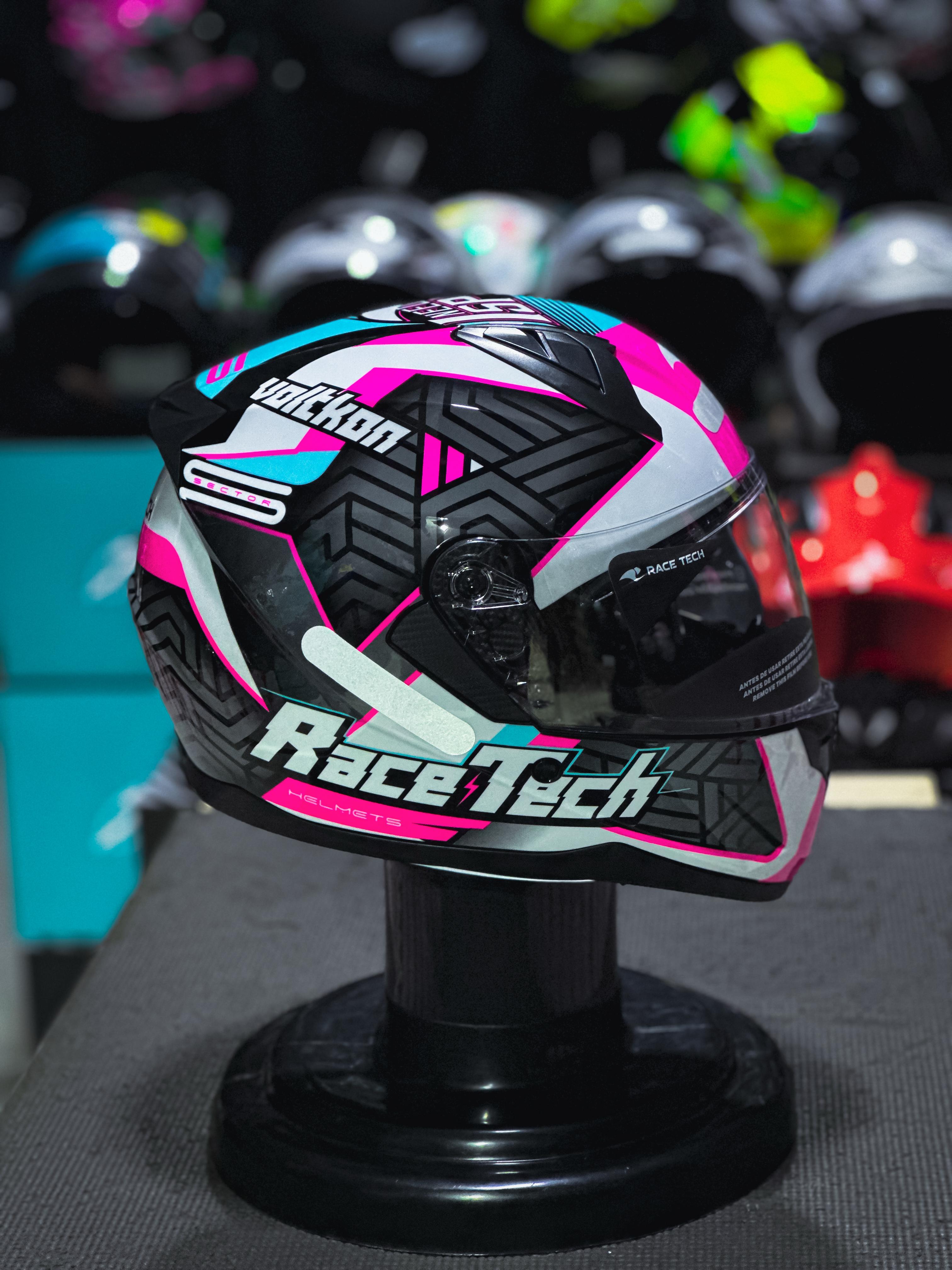 RACE TECH SECTOR VOLTKON WHITE/PINK 