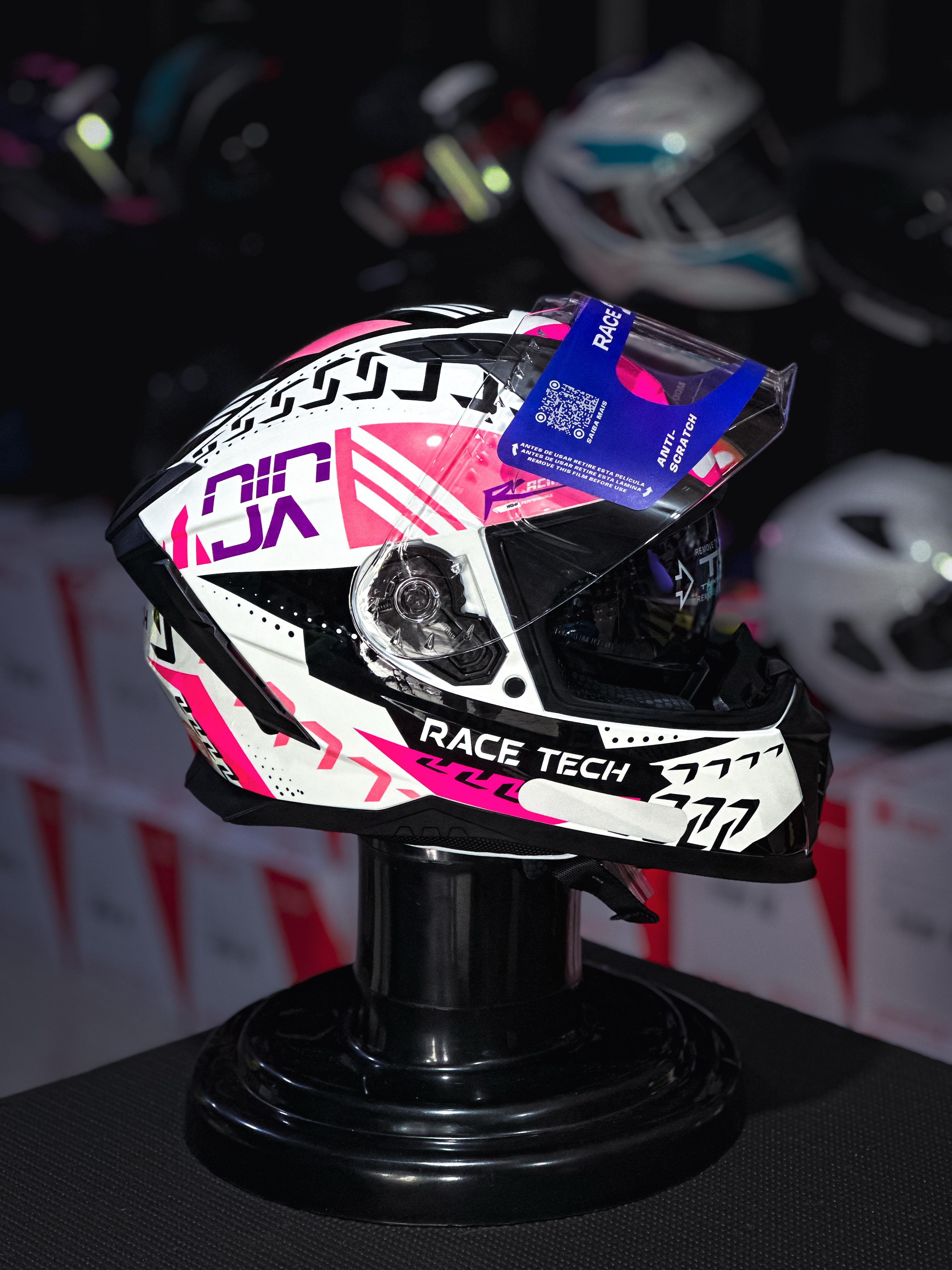 RACE TECH VOLT NINJA WHITE/PINK