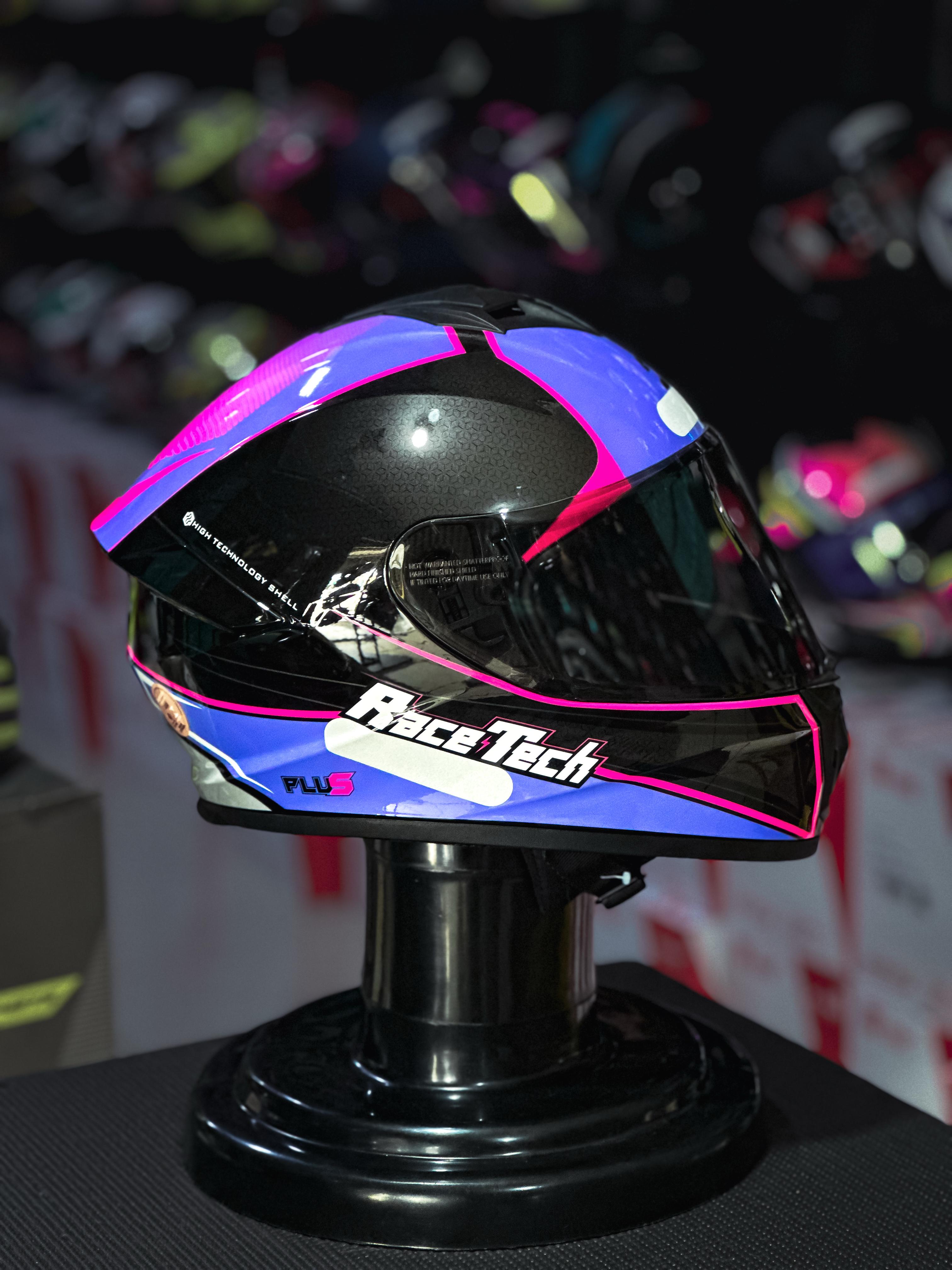 RACE TECH HIT PLUS BLACK/PURPLE