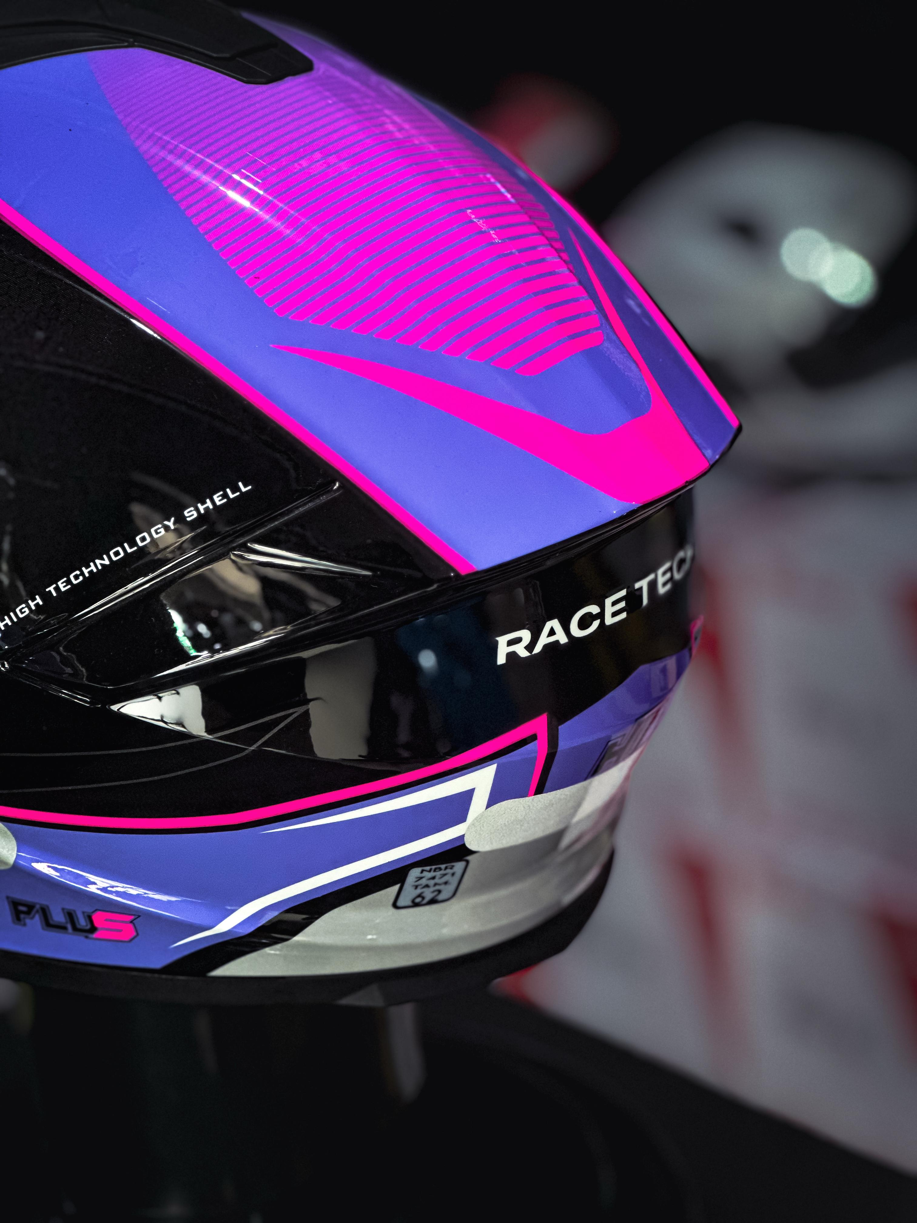 RACE TECH HIT PLUS BLACK/PURPLE