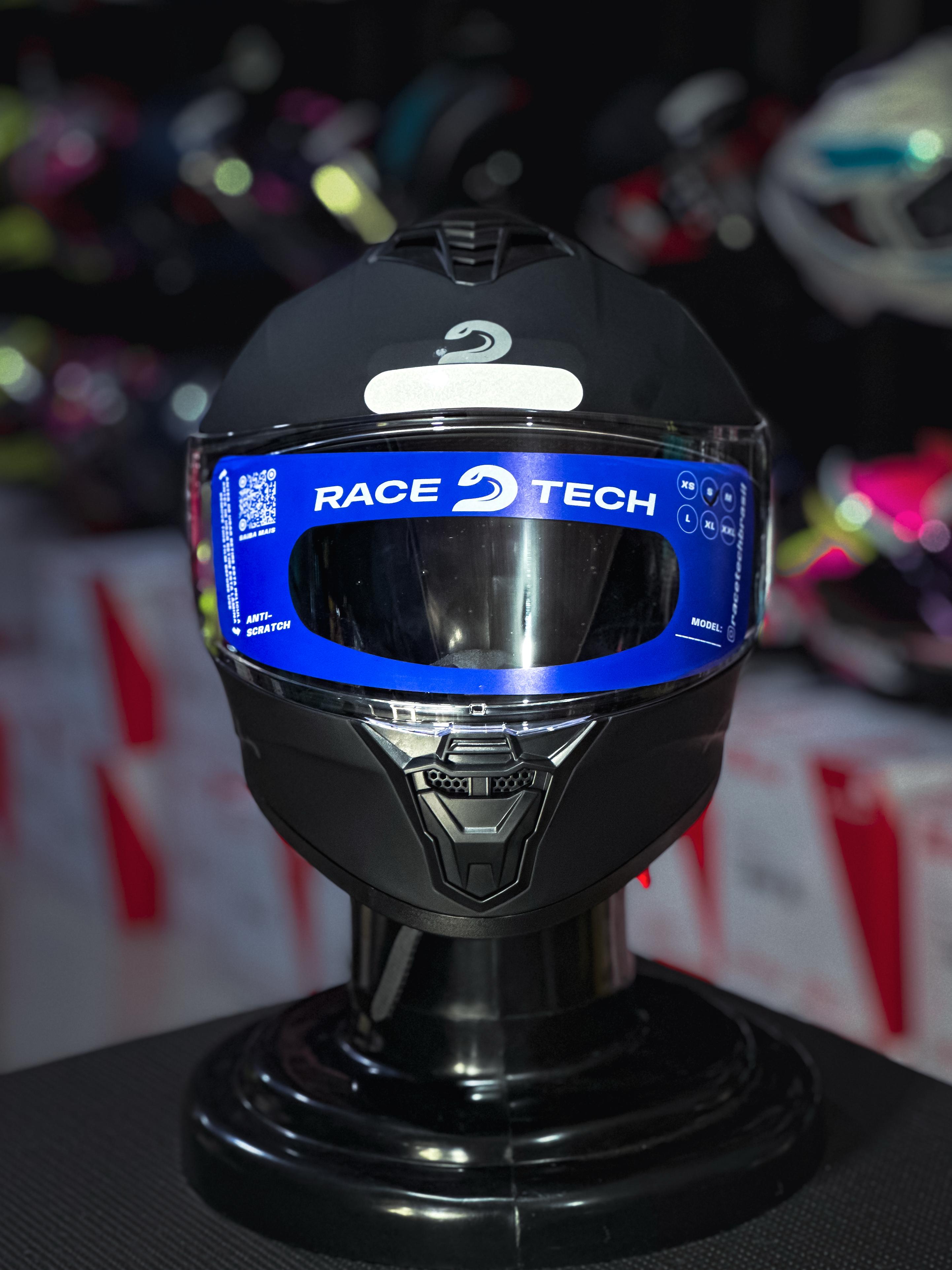 RACE TECH HIT MONOCOLOR MATTE BLACK