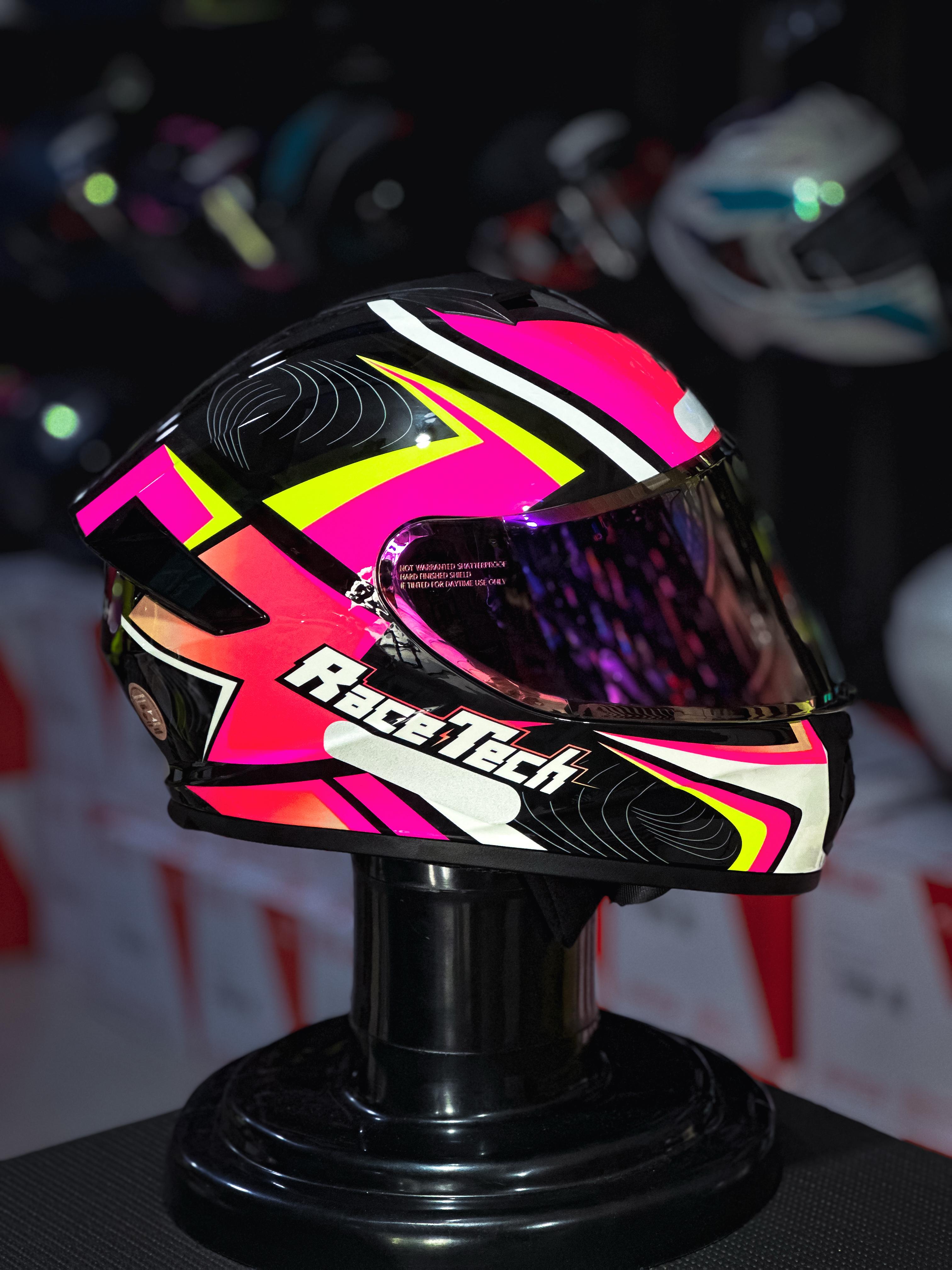 RACE TECH HIT DRAW BLACK/PINK 