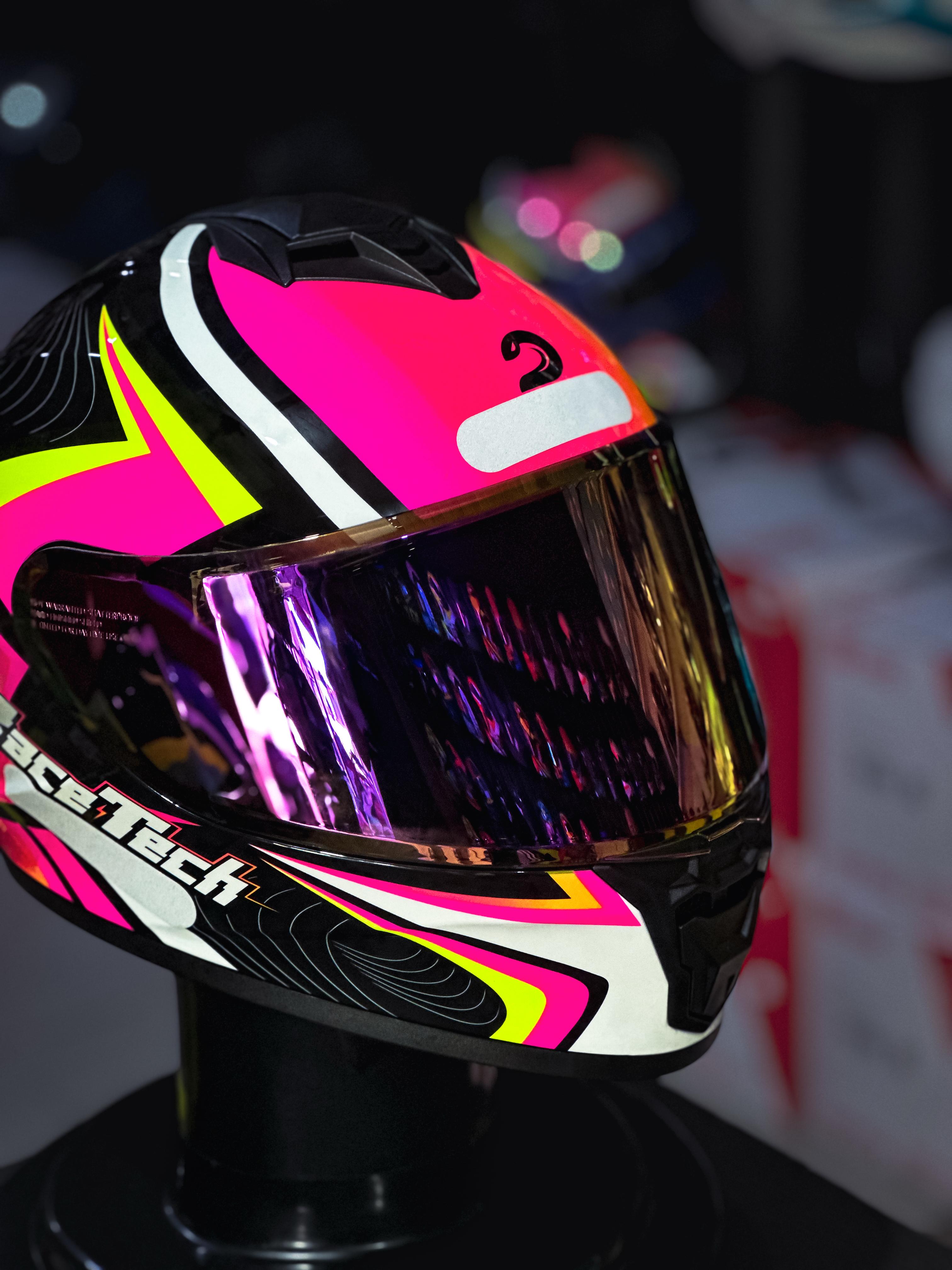 RACE TECH HIT DRAW BLACK/PINK 