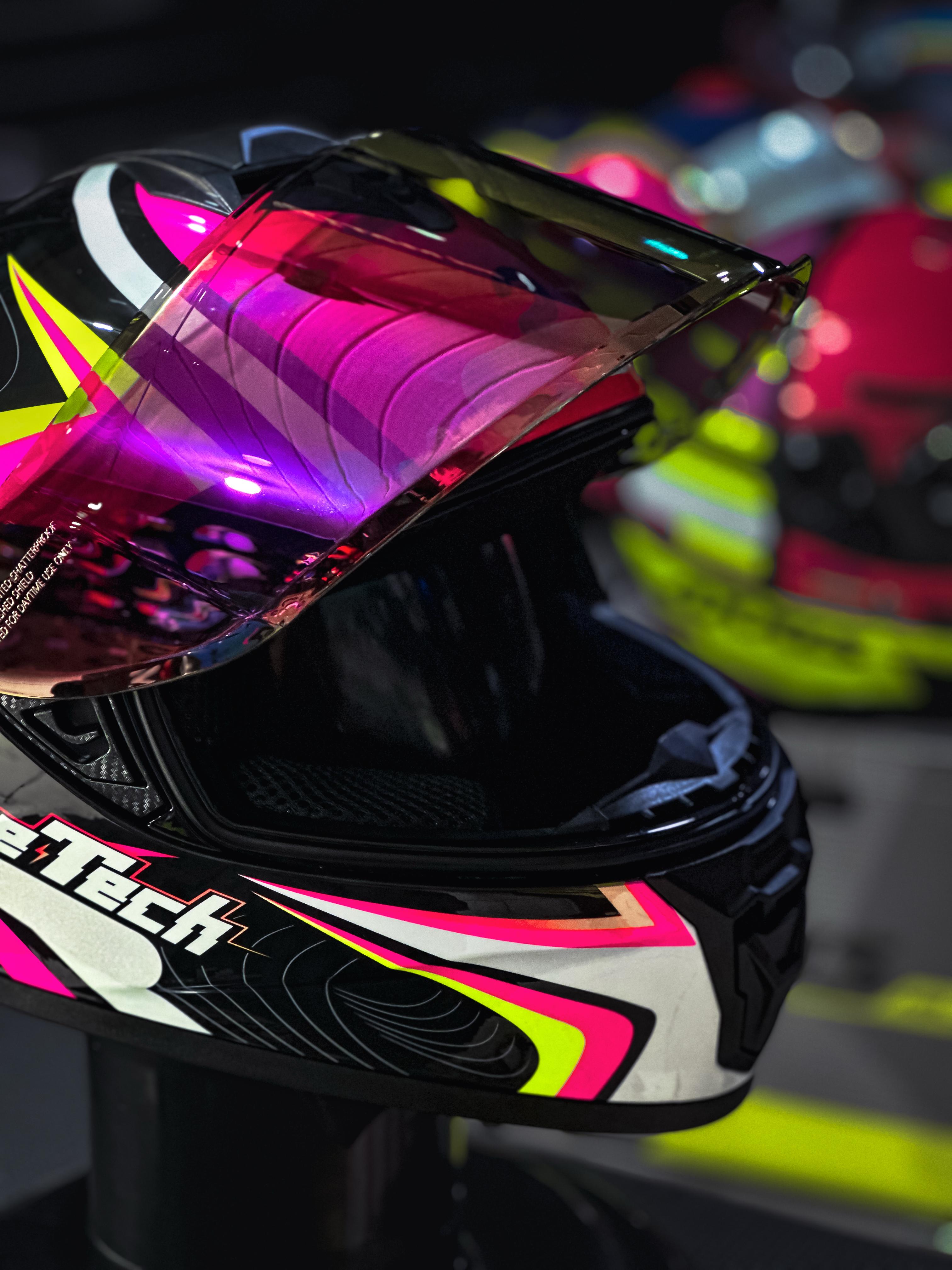 RACE TECH HIT DRAW BLACK/PINK 