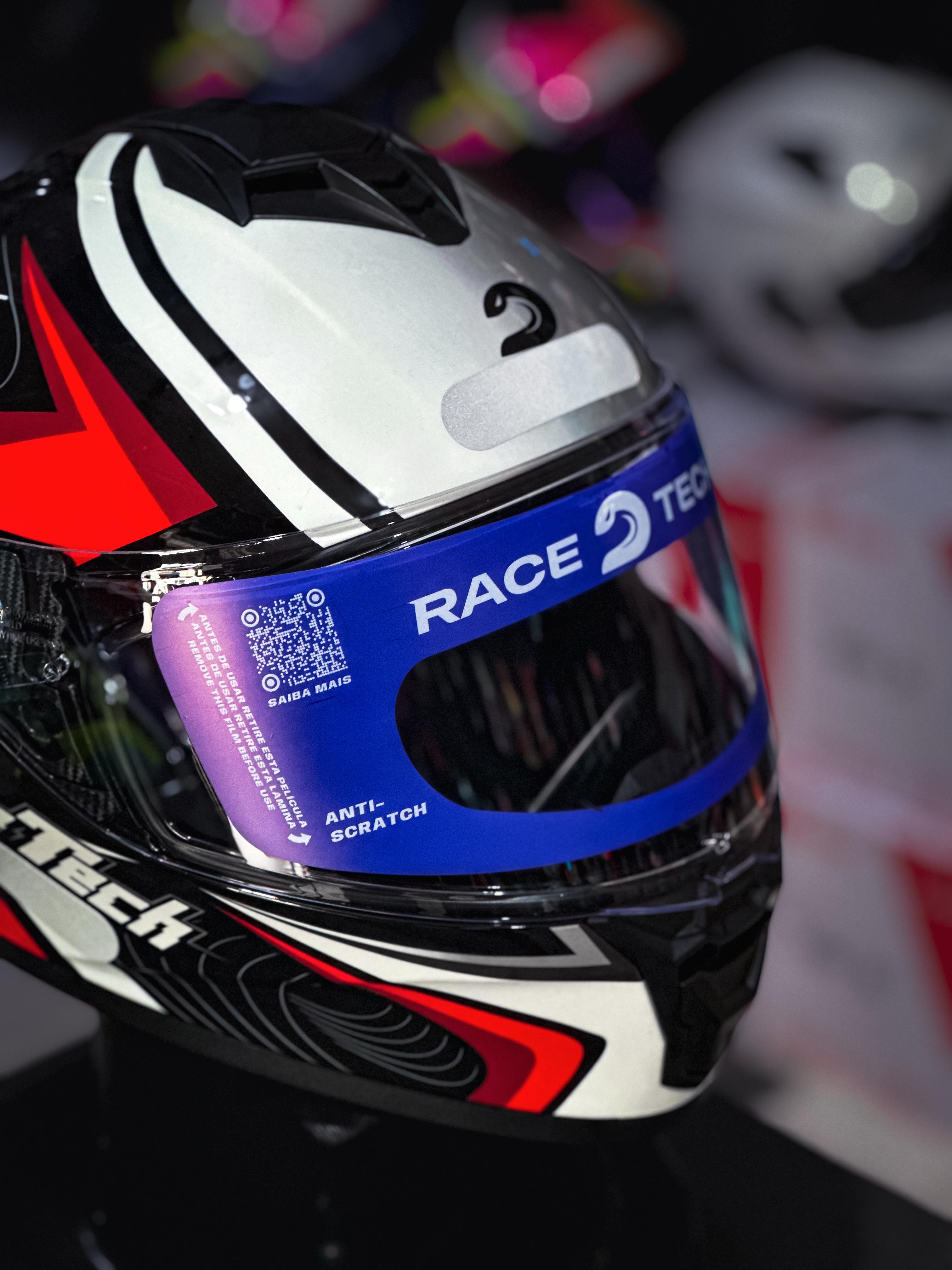 RACE TECH HIT DRAW BLACK/SILVER