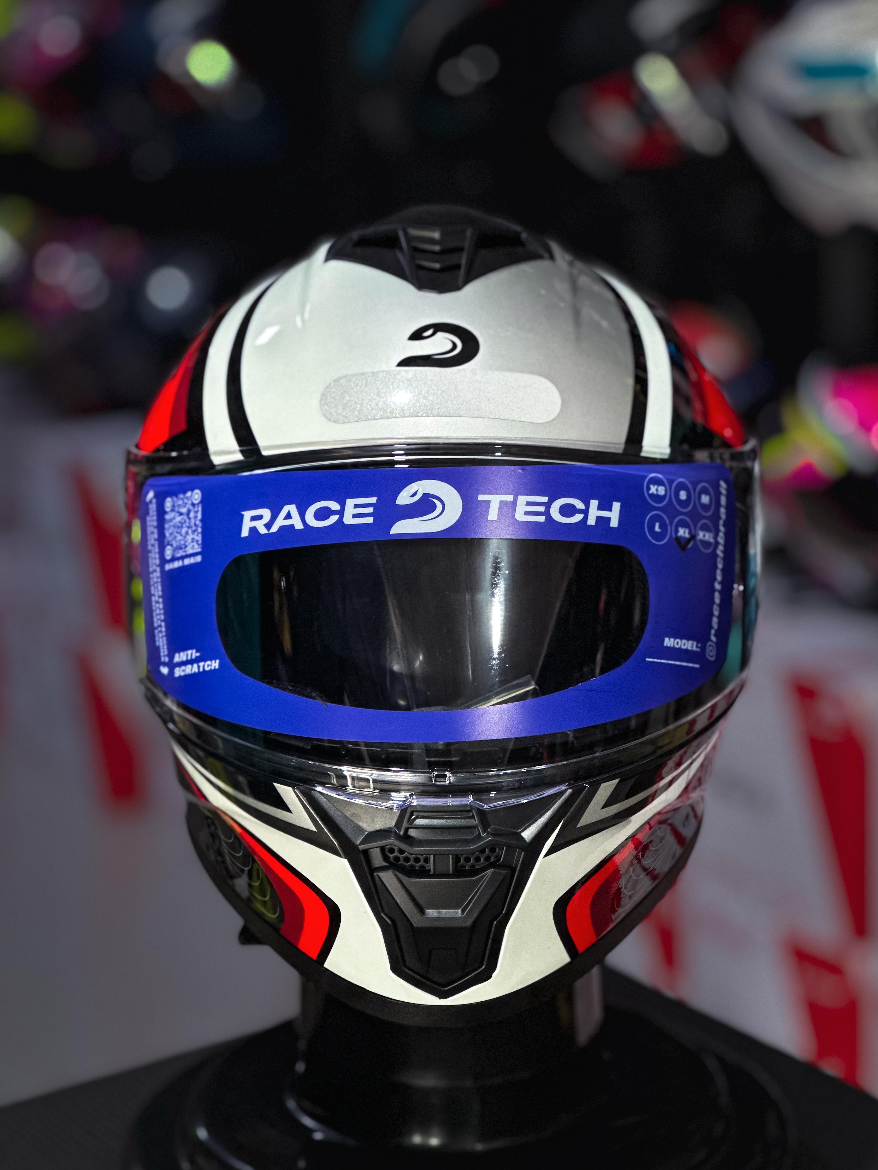 RACE TECH HIT DRAW BLACK/SILVER