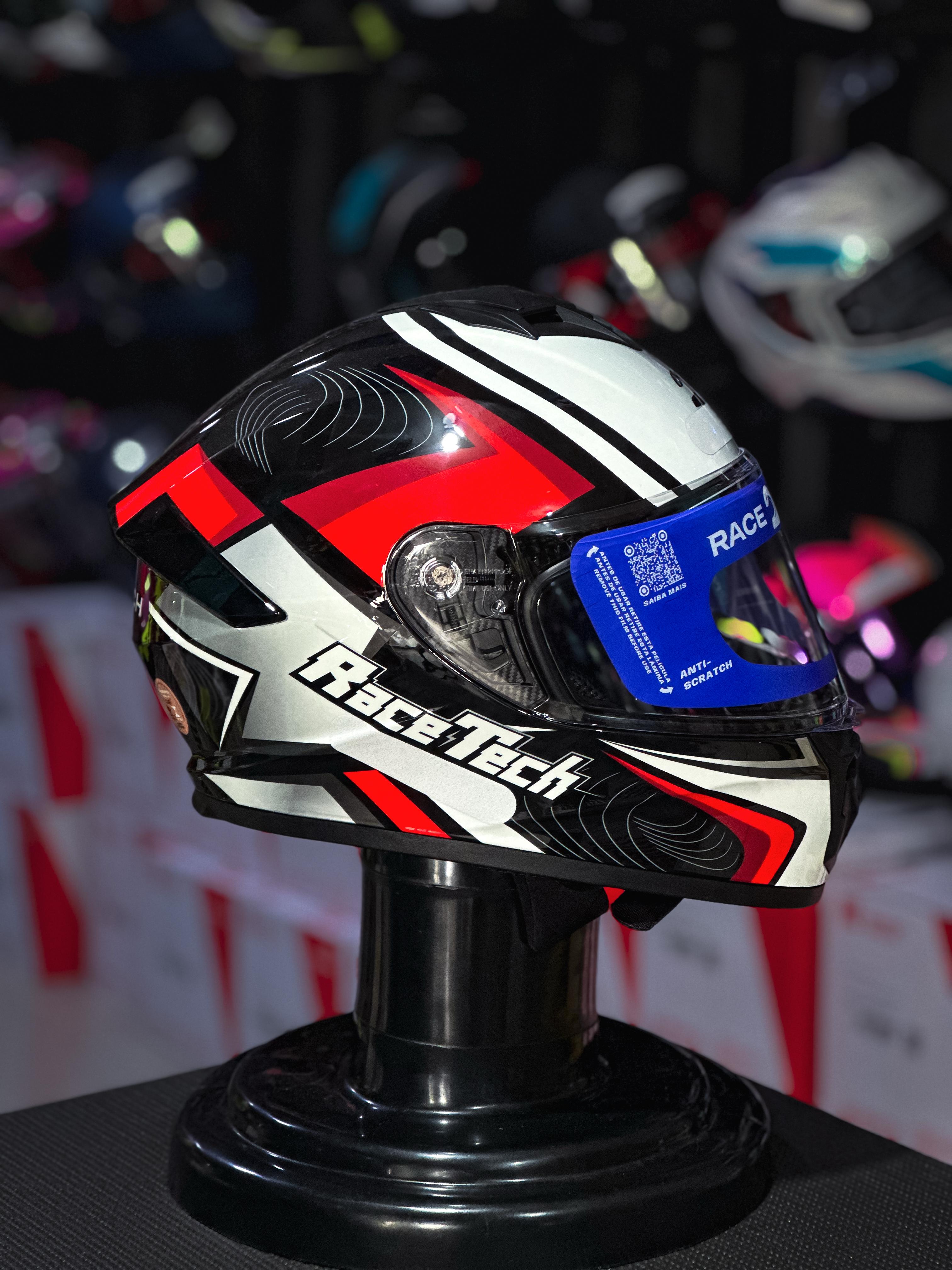 RACE TECH HIT DRAW BLACK/SILVER