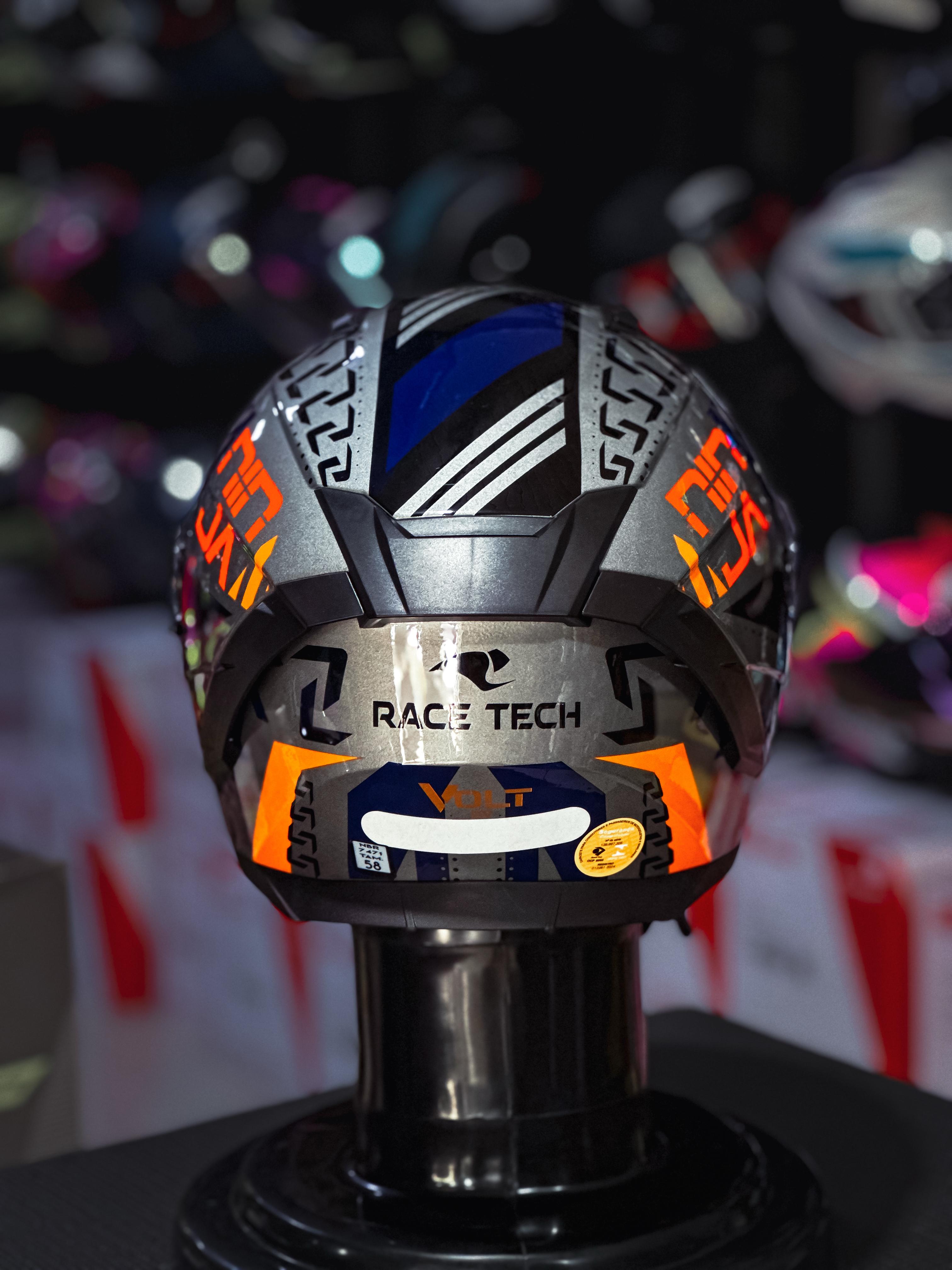 RACE TECH VOLT NINJA SILVER/BLUE