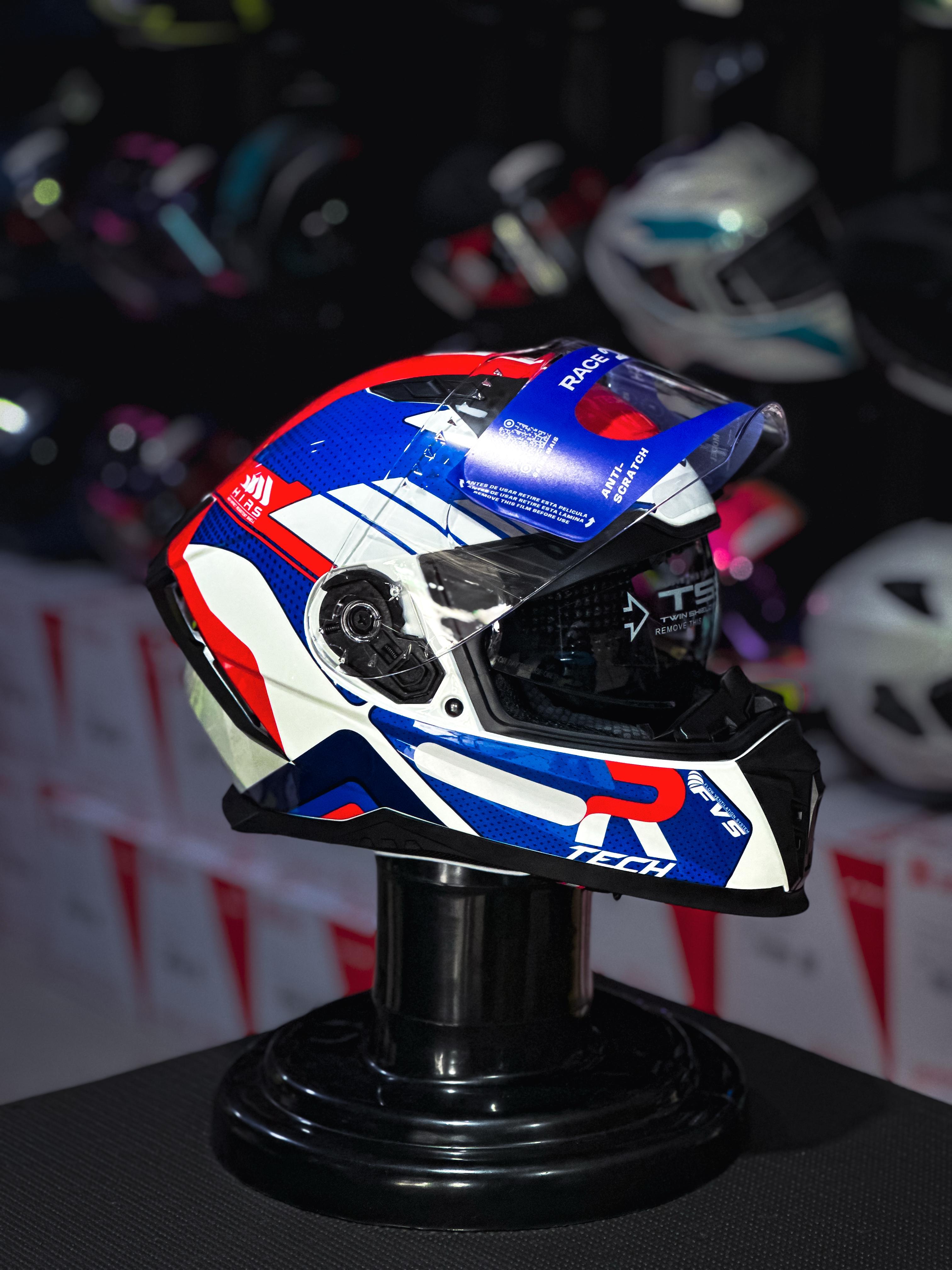 RACE TECH VOLT TRACK WHITE/BLUE