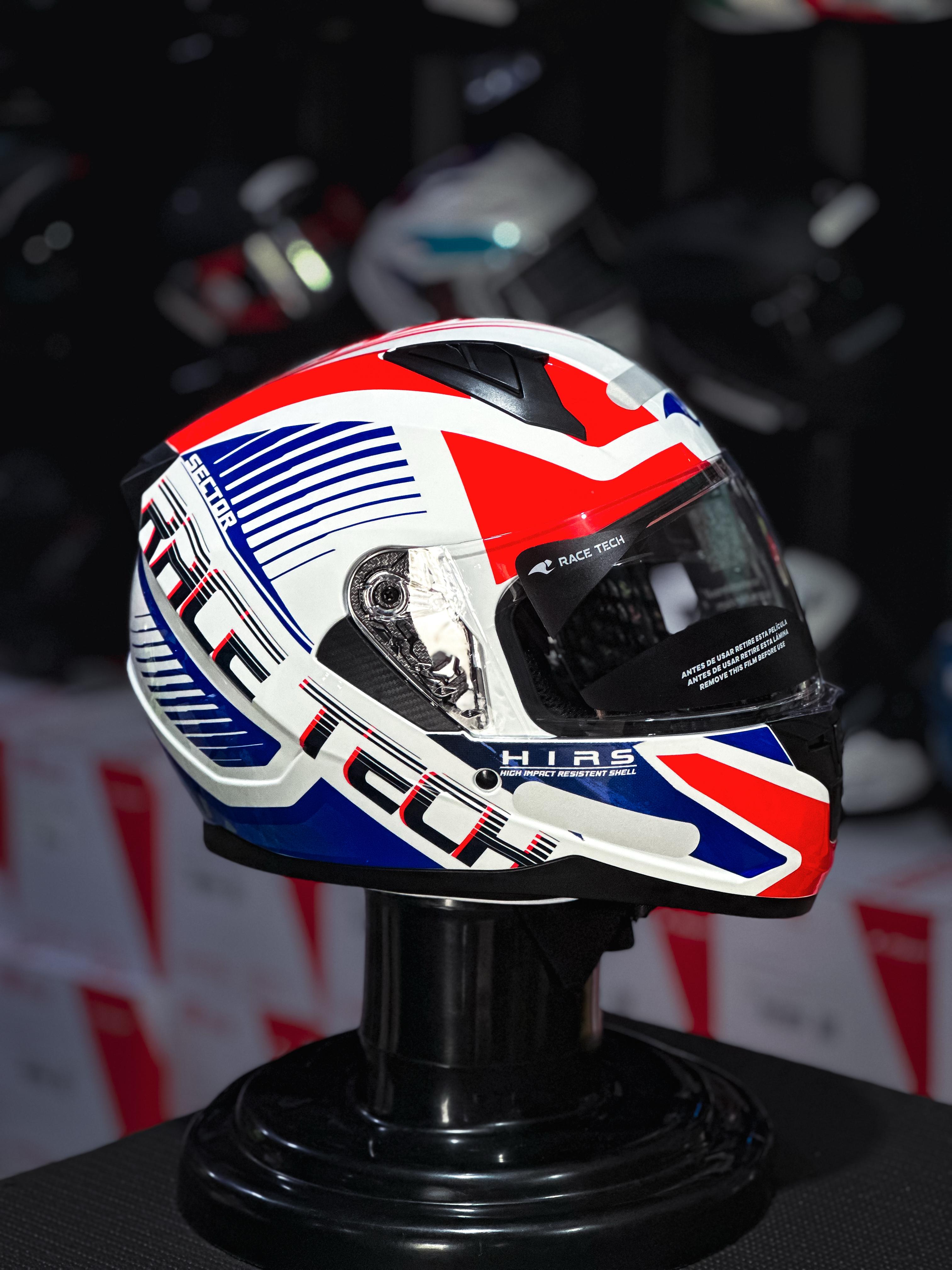 RACE TECH SECTOR SLASH WHITE/BLUE