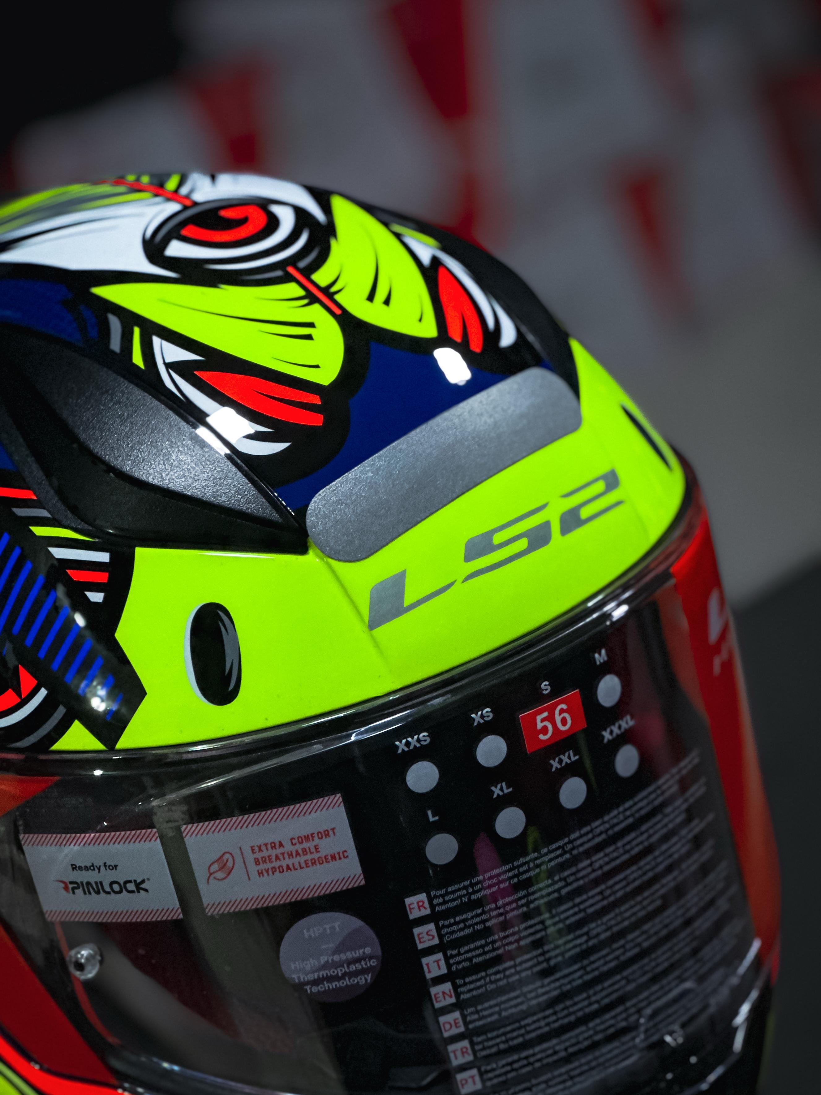 LS2 RAPID FF353 KHAN YELLOW/BLUE