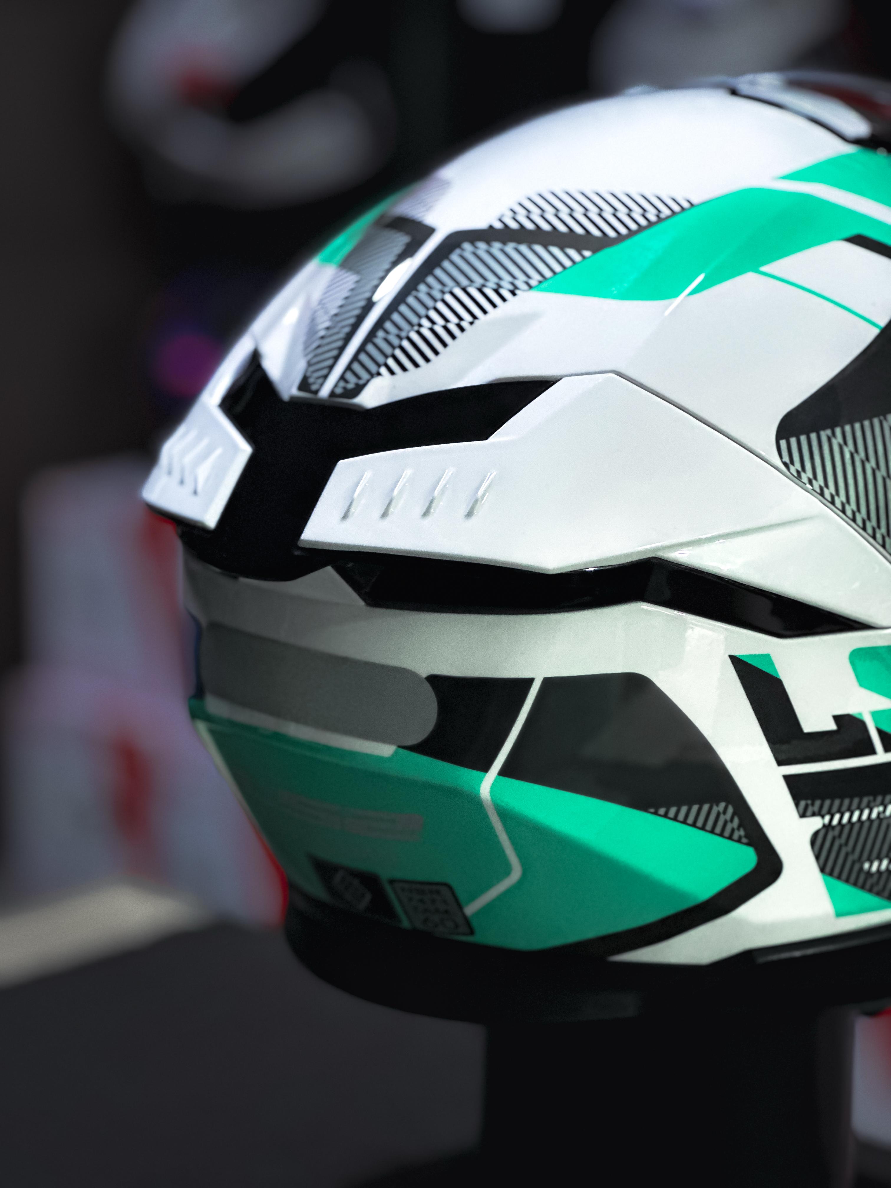 LS2 FF808 STREAM II ROAD WHT/GREEN