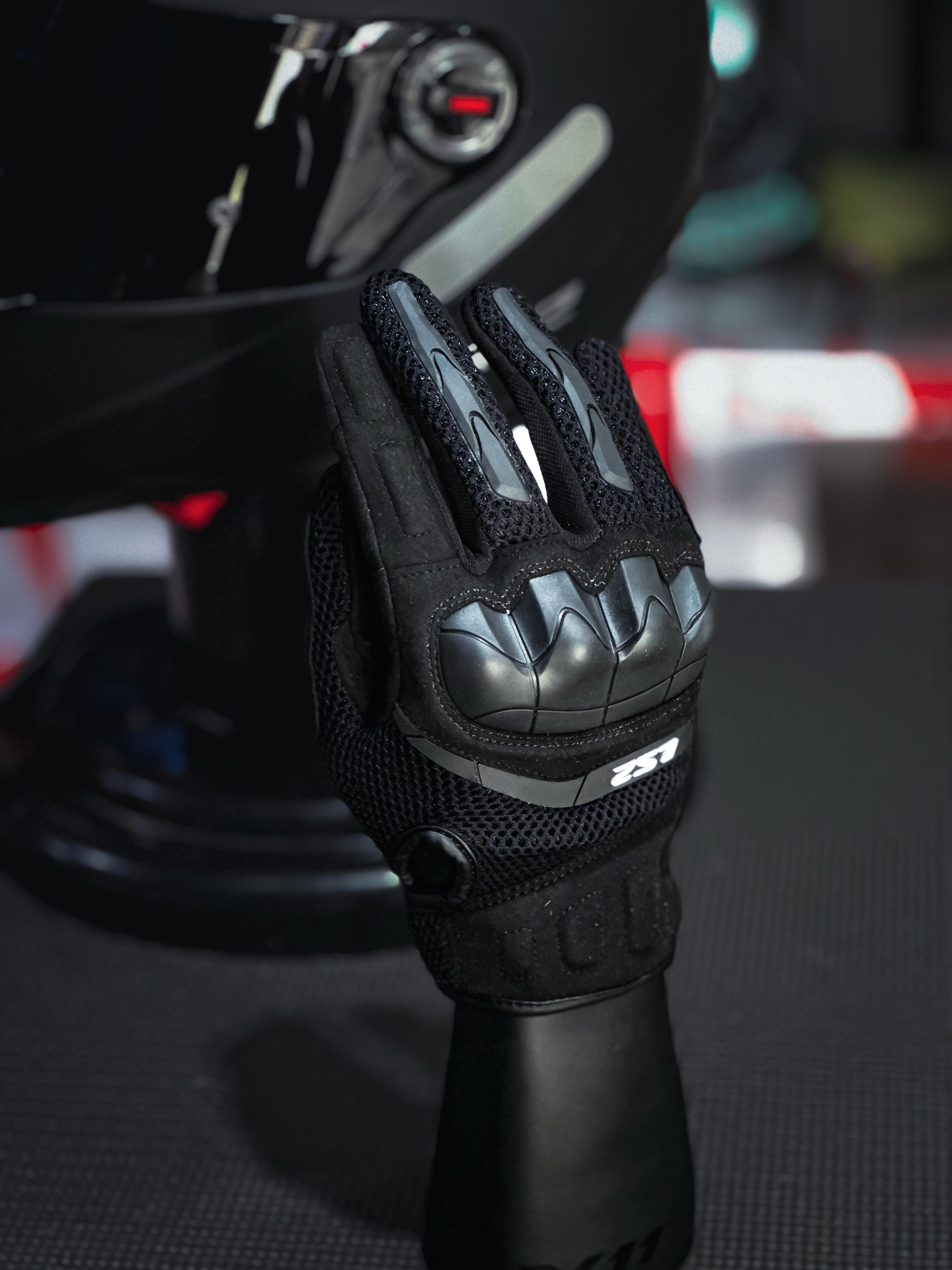 LUVA LS2 KUBRA BLACK