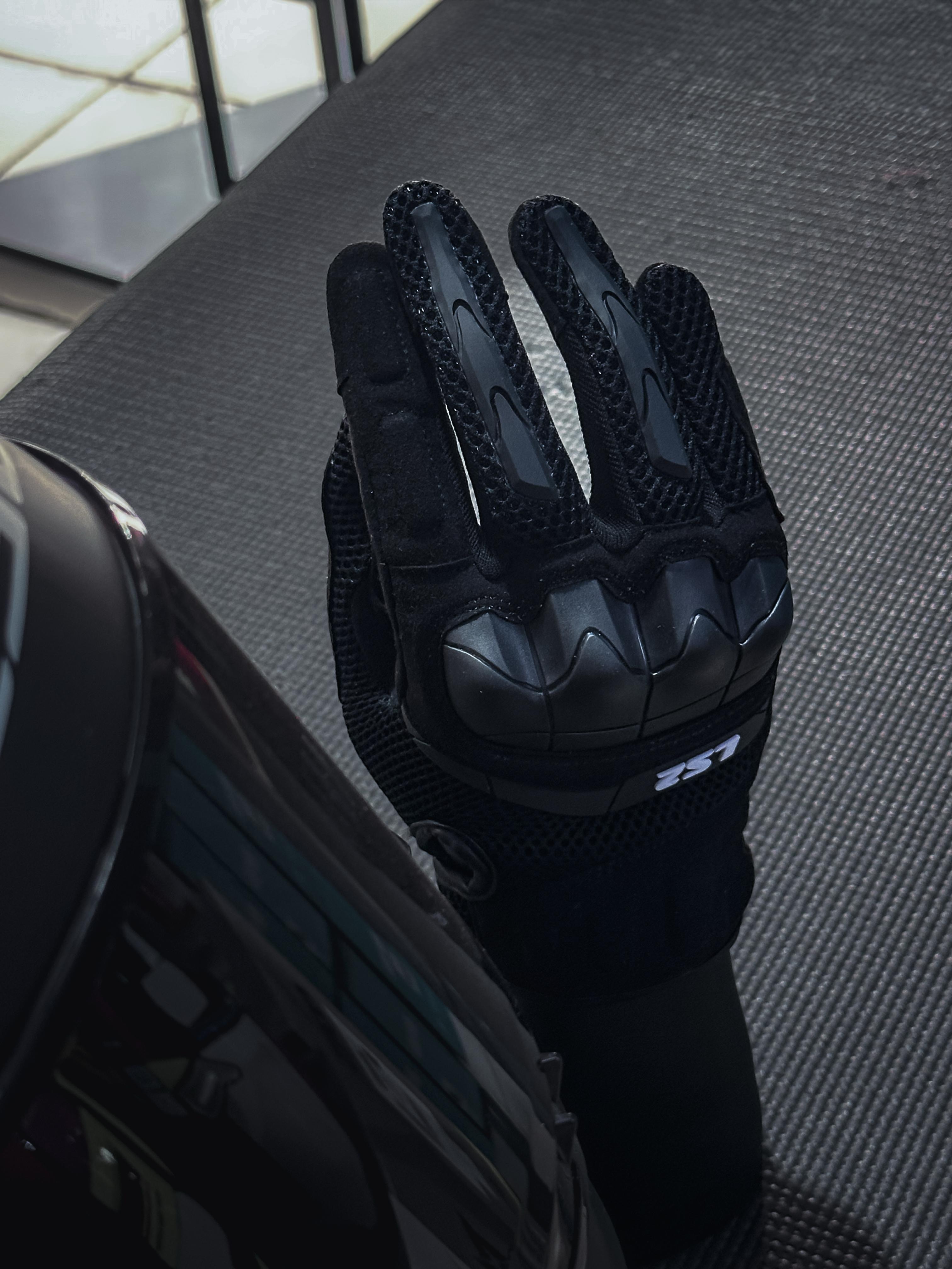 LUVA LS2 KUBRA BLACK