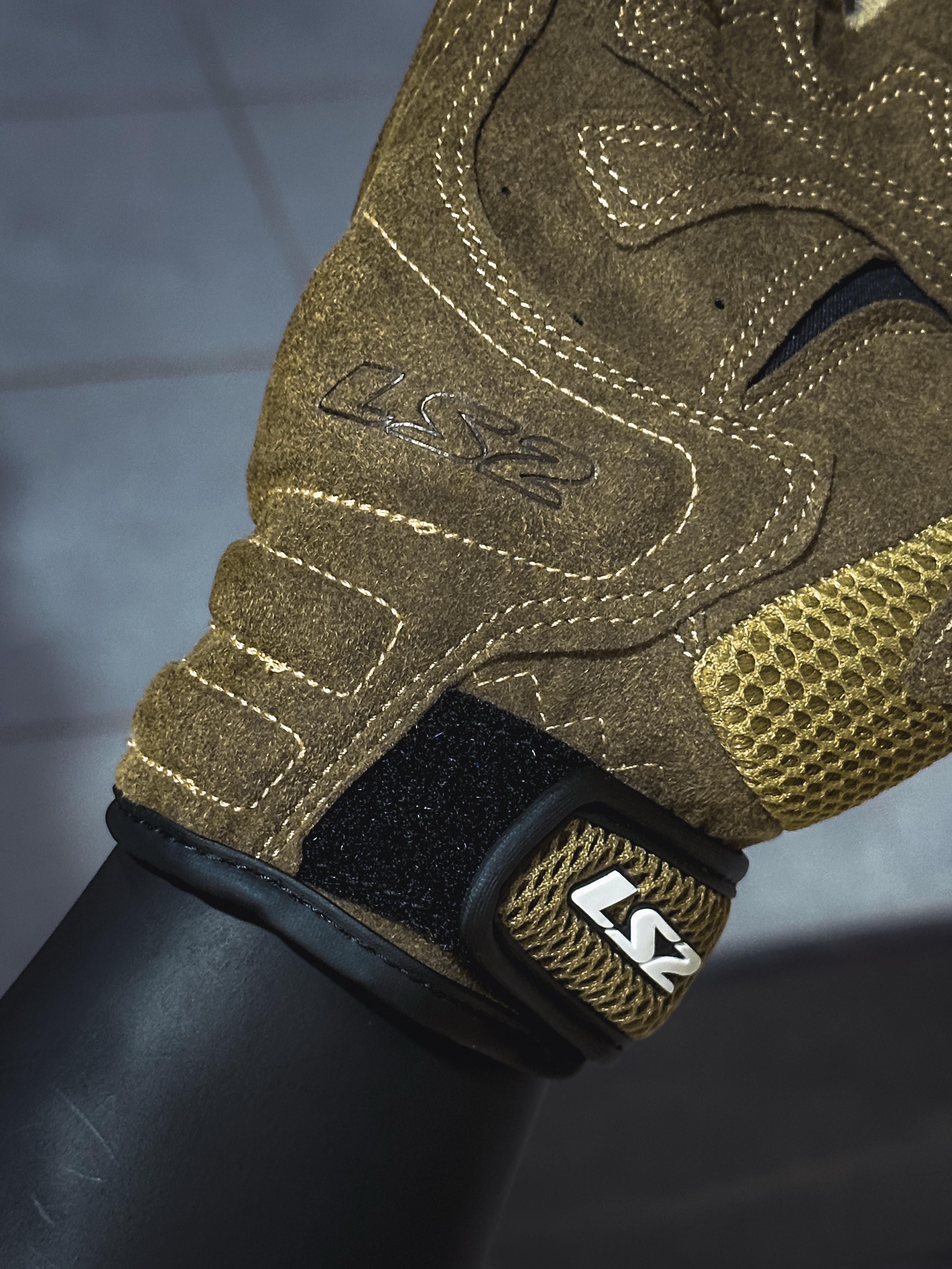 LUVA LS2 KUBRA BROWN