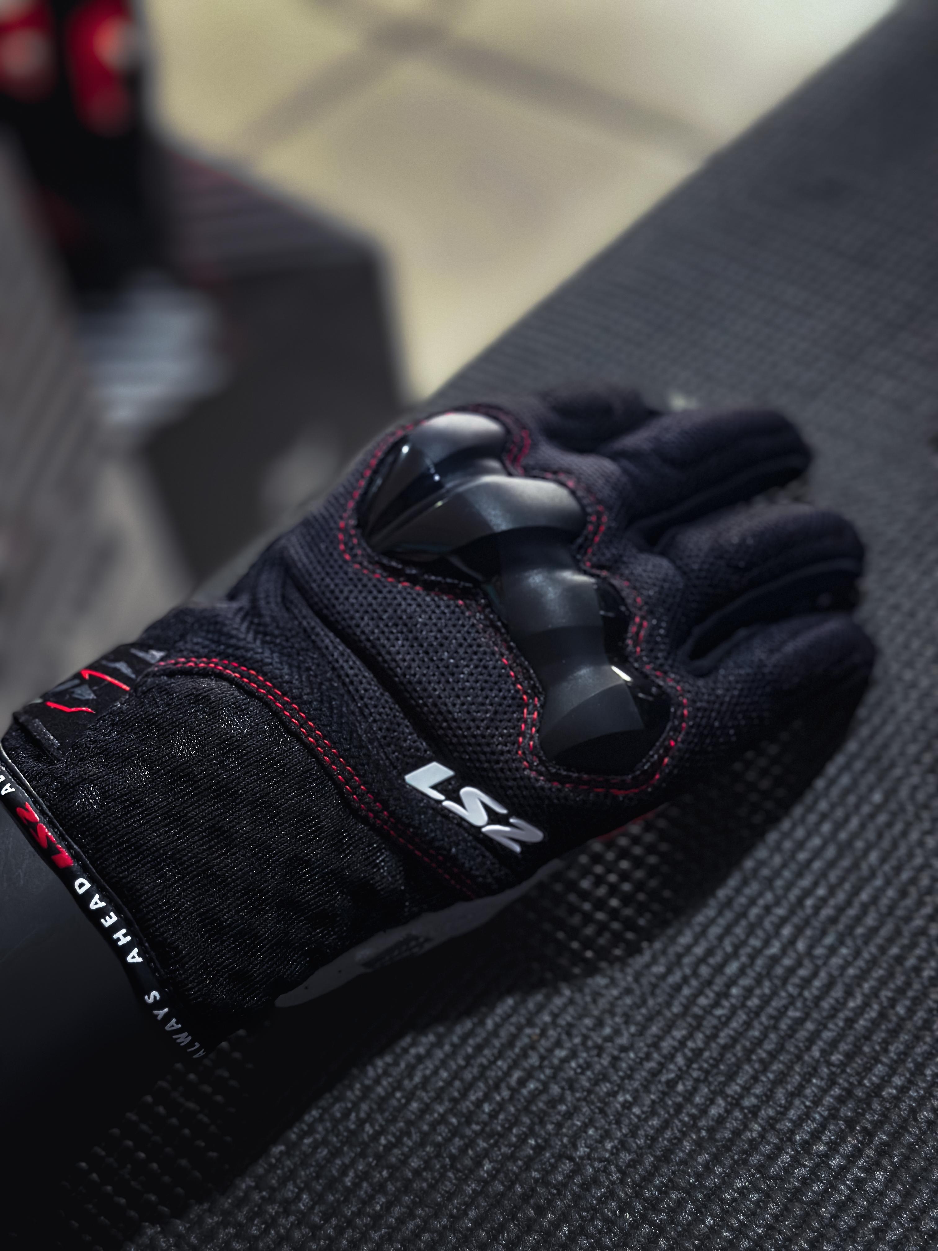 LUVA LS2 CHAKI BLACK