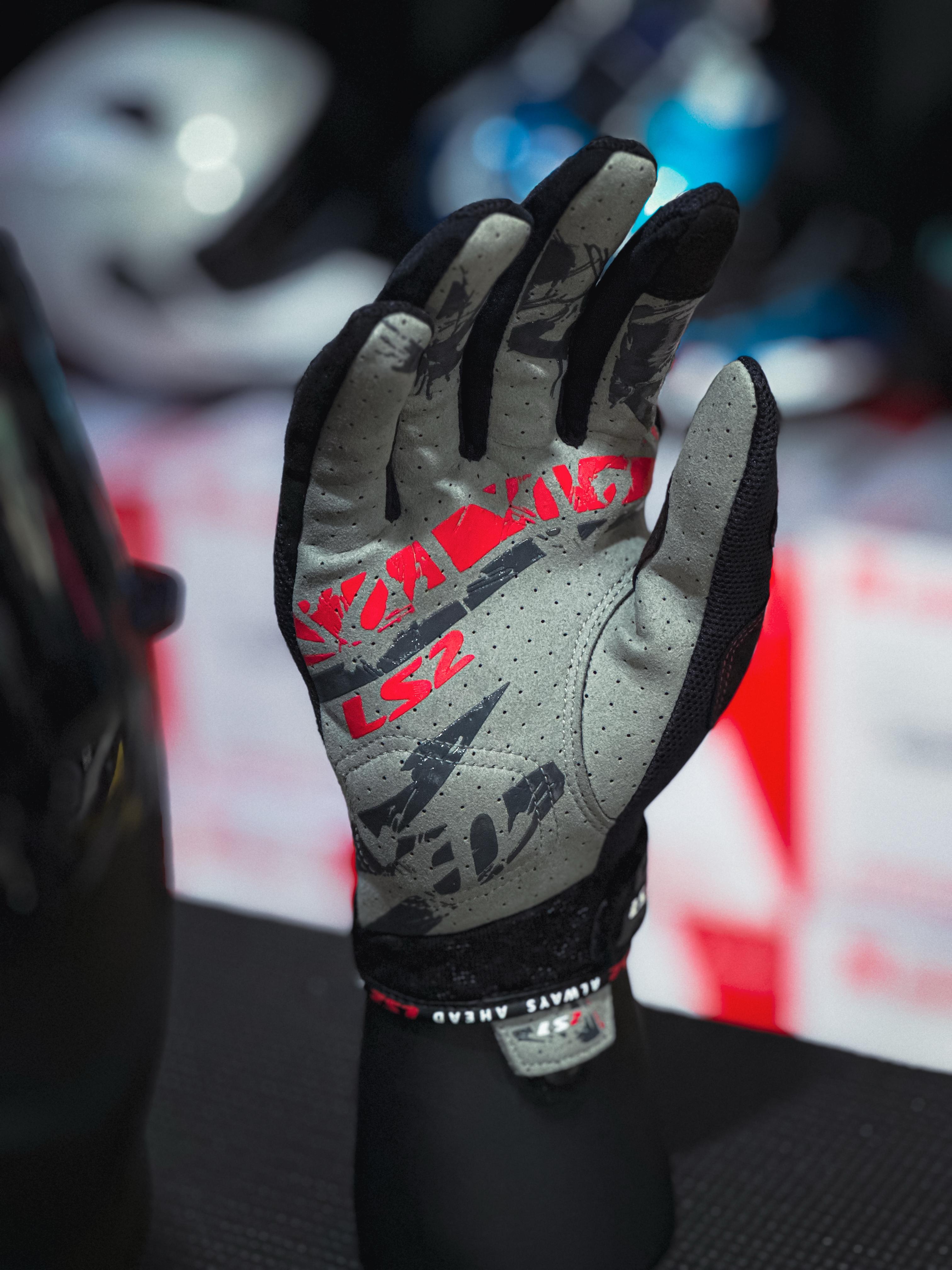 LUVA LS2 CHAKI BLACK