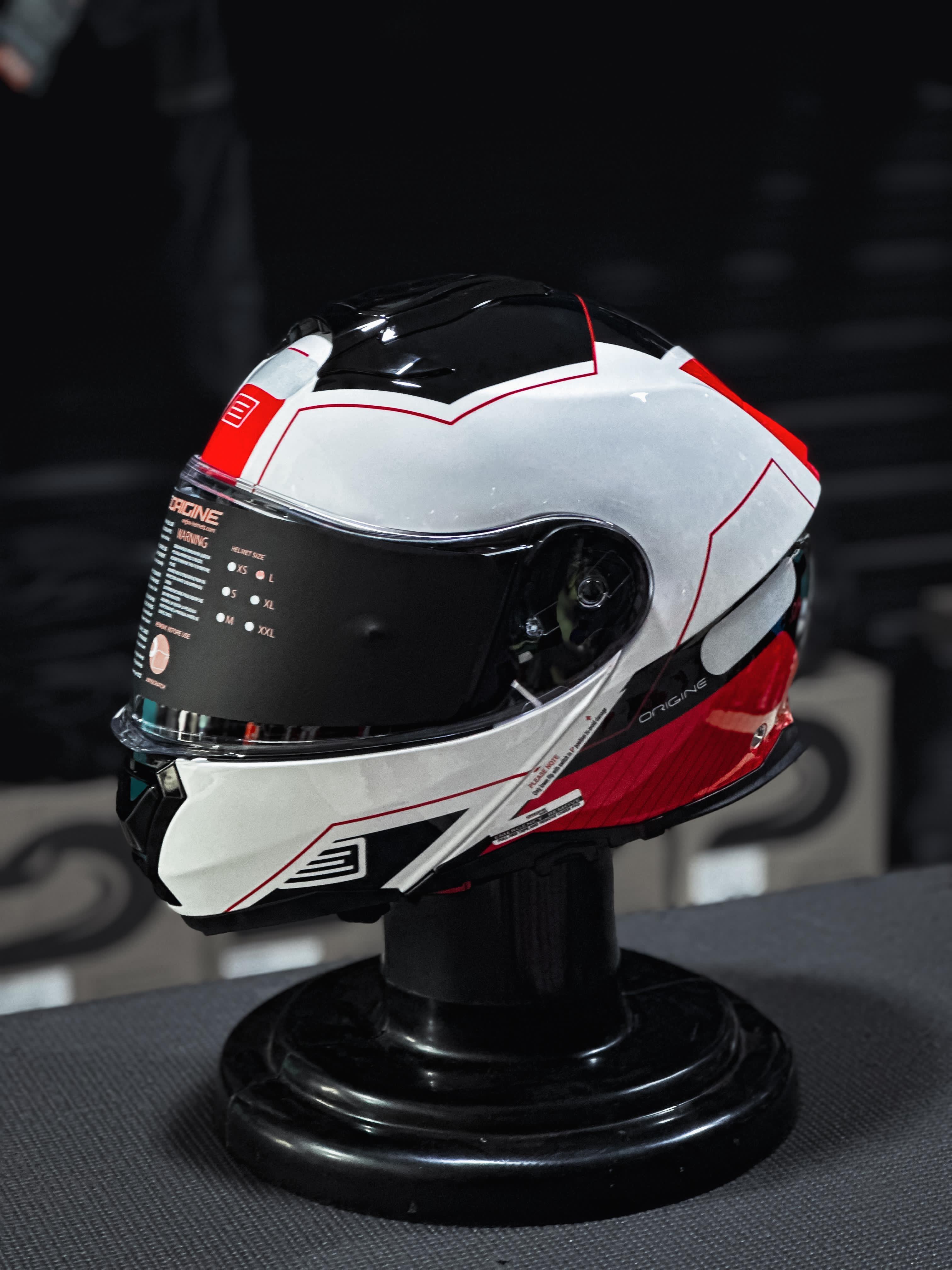 ORIGINE LOGIC LINEAR FLUO RED WHITE GLOSS