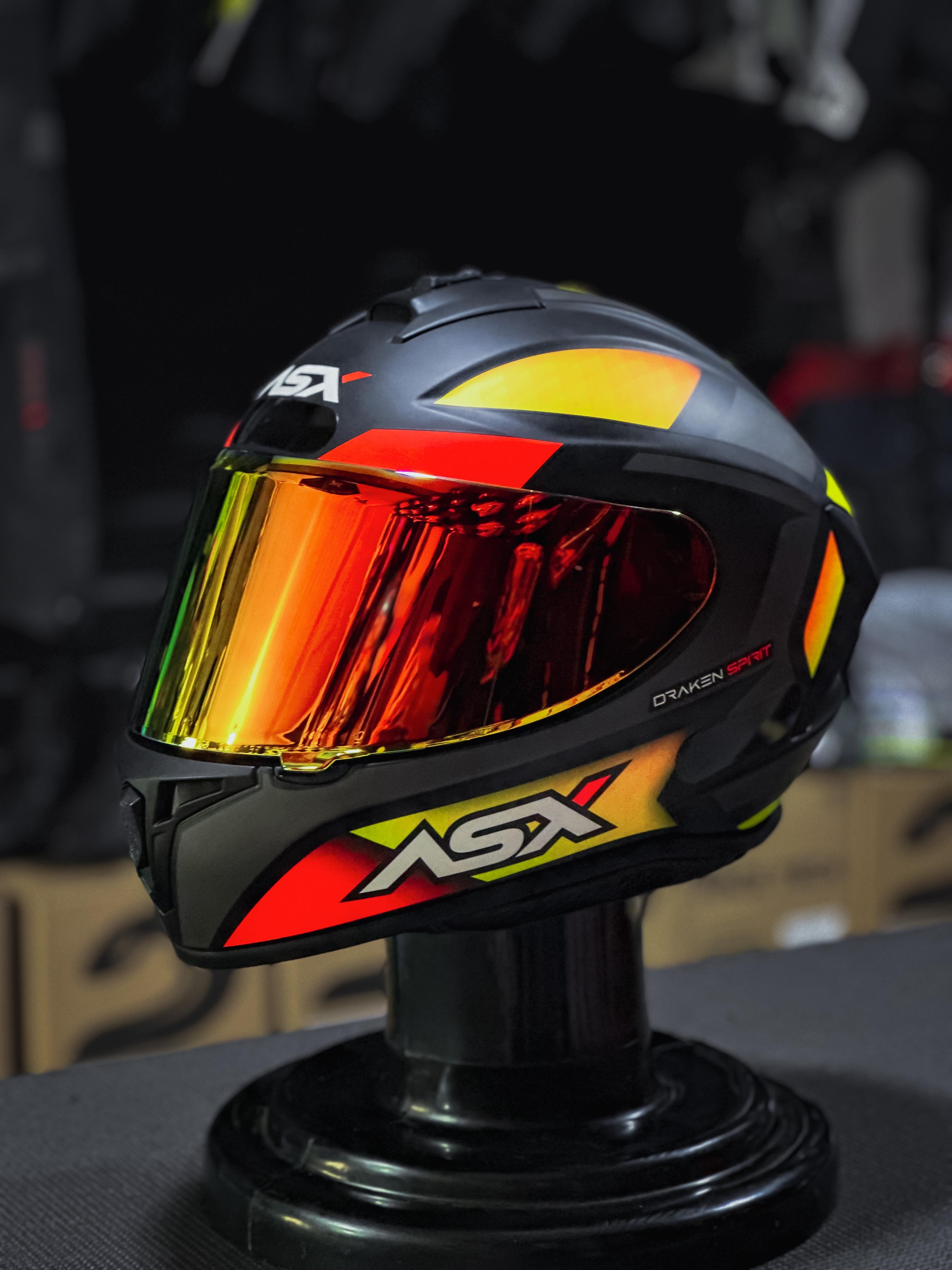 ASX DRAKEN SPIRIT FOSCO PRETO/VERMELHO/GRAFITE