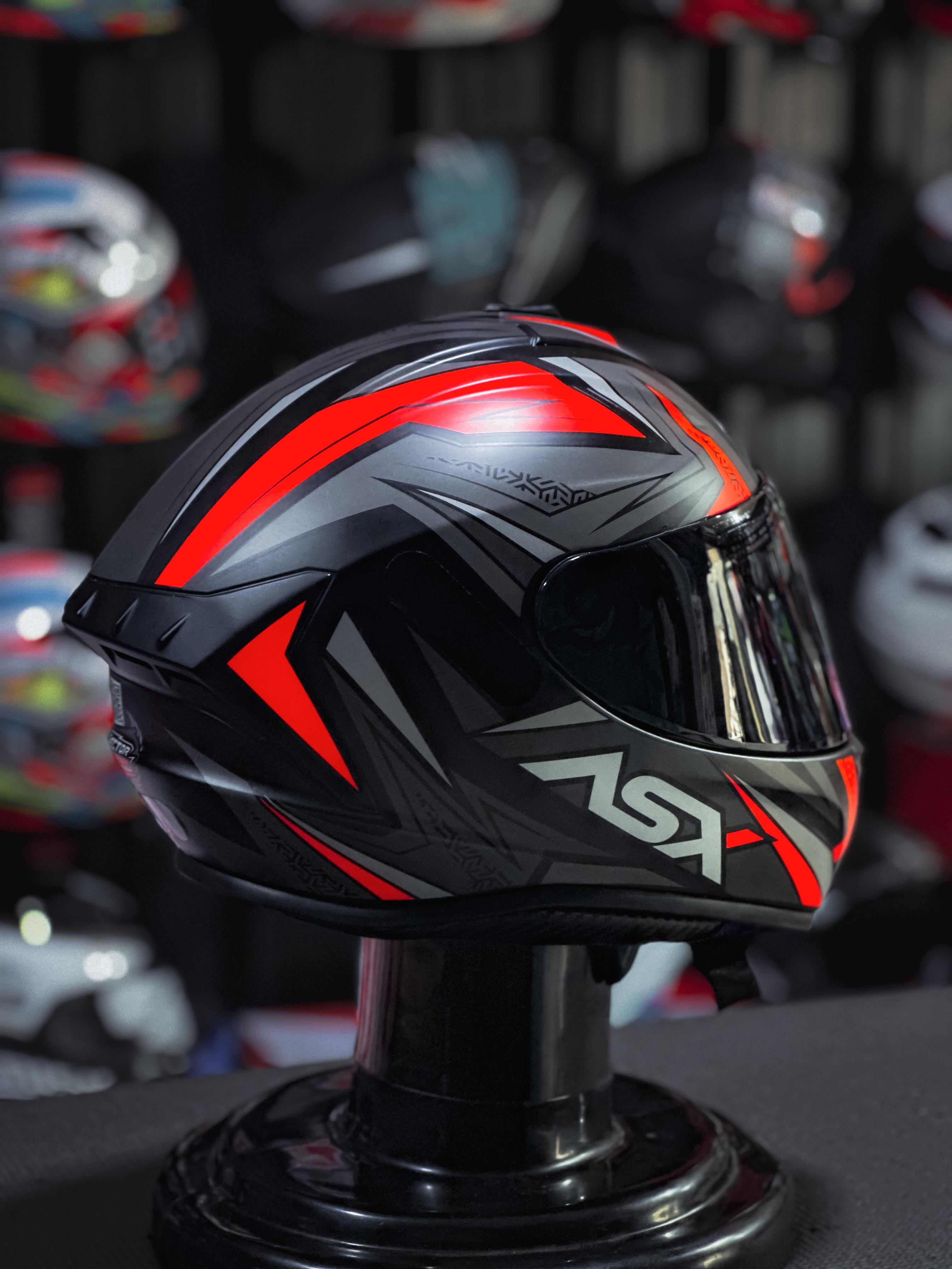 ASX DRAKEN SPIRIT FOSCO PRETO/VERMELHO/GRAFITE