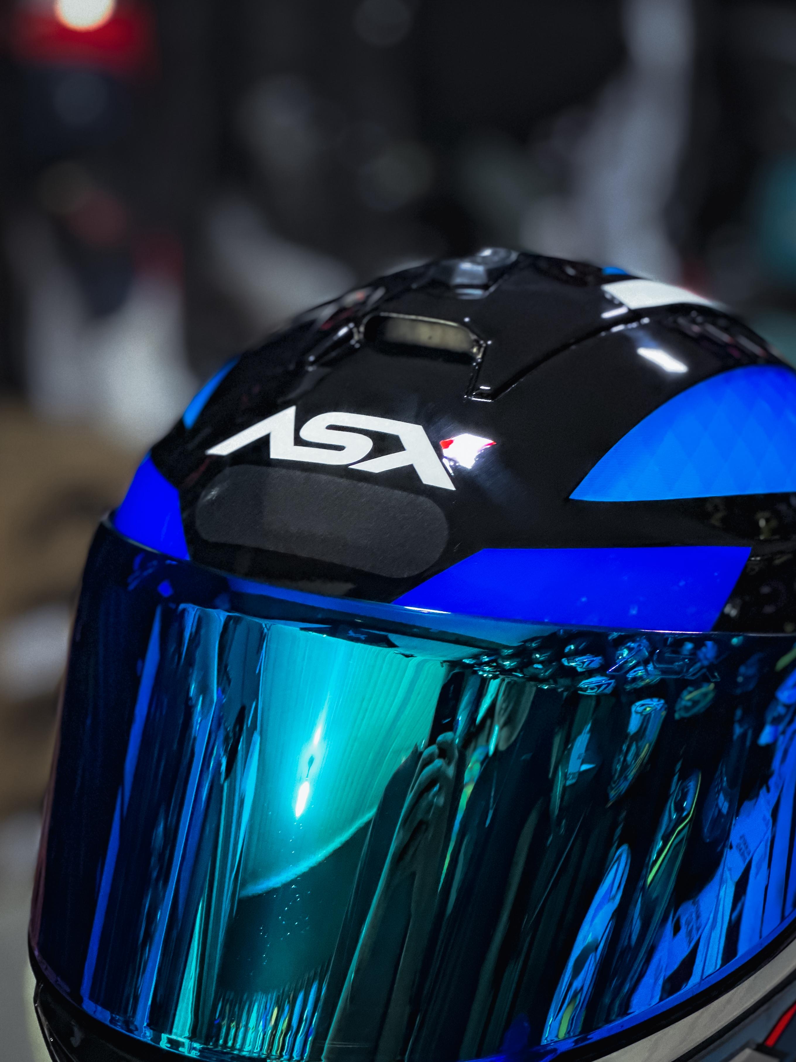 ASX DRAKEN SPIRIT BRILHO PRETO/AZUL/BRANCO