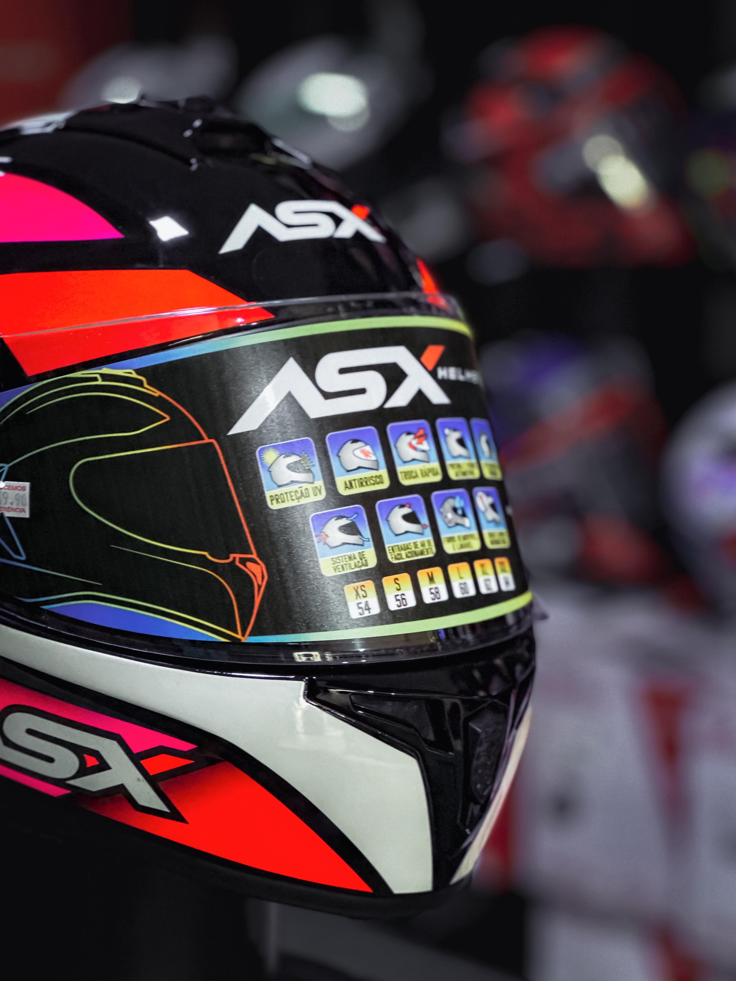 ASX DRAKEN SPIRIT BRILHO PRETO/ROS/BRANCO