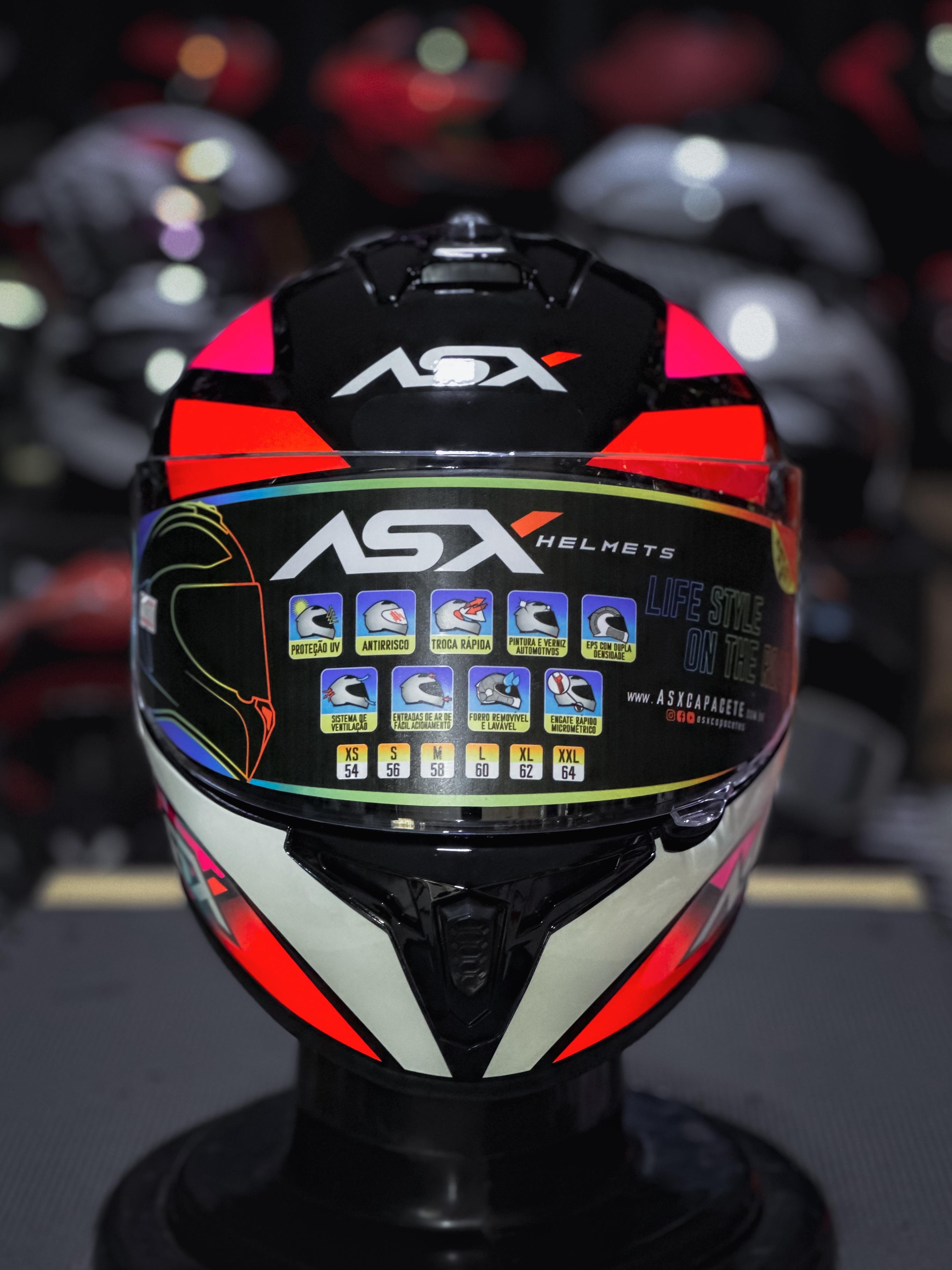 ASX DRAKEN SPIRIT BRILHO PRETO/ROS/BRANCO