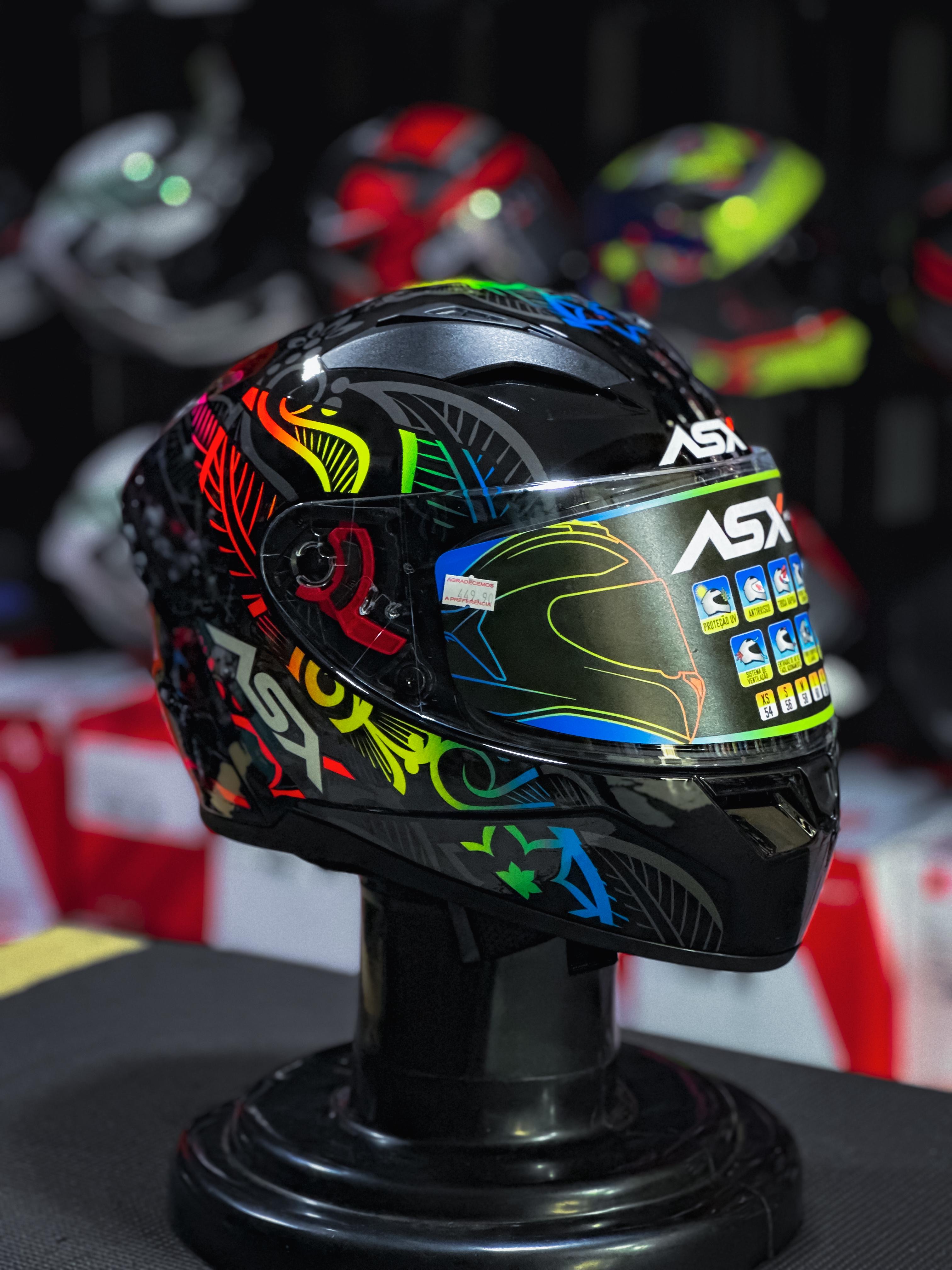 ASX CITY FLOWERS BRILHO PRETO/GRAFITE/COLOR