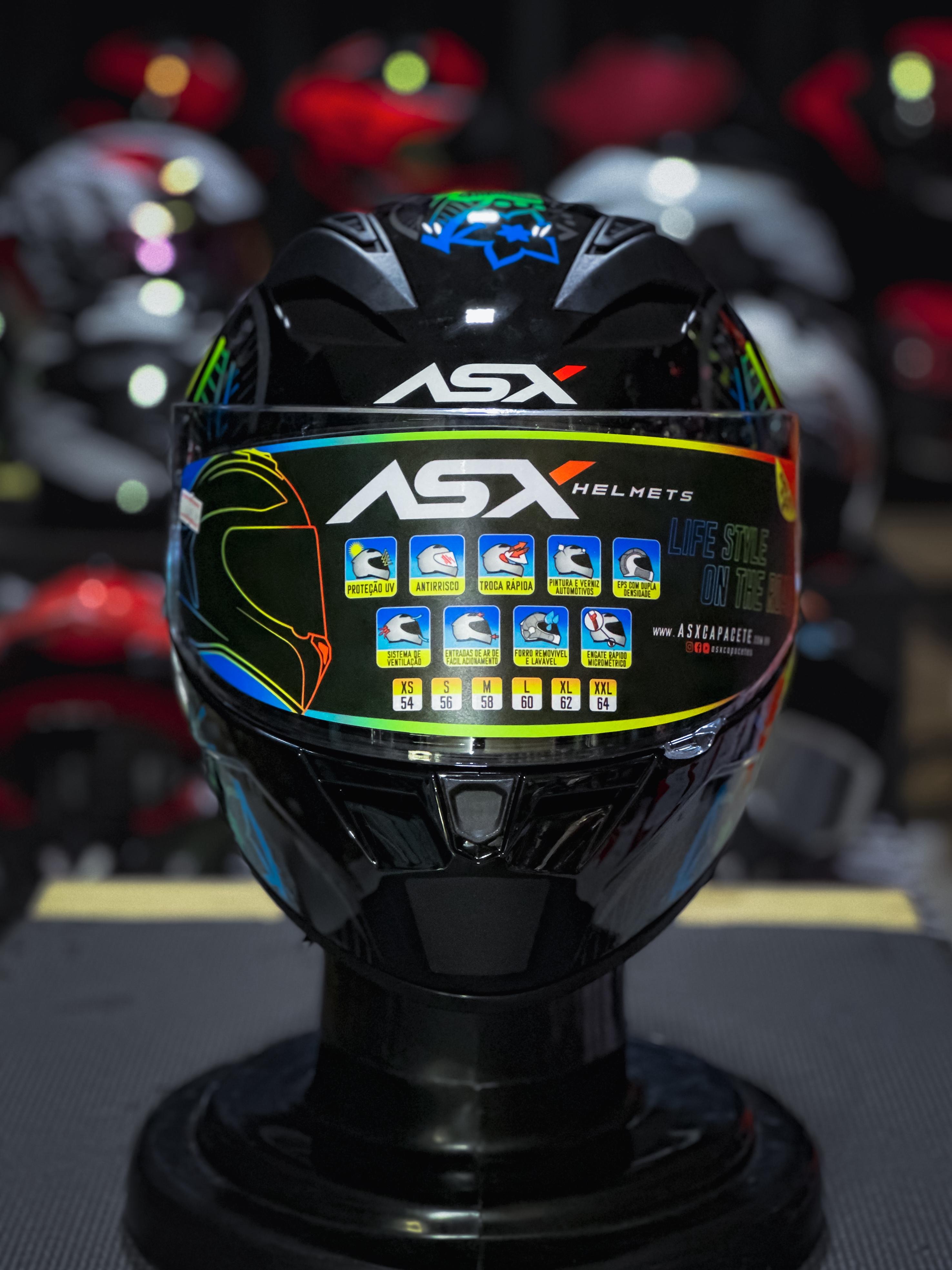 ASX CITY FLOWERS BRILHO PRETO/GRAFITE/COLOR