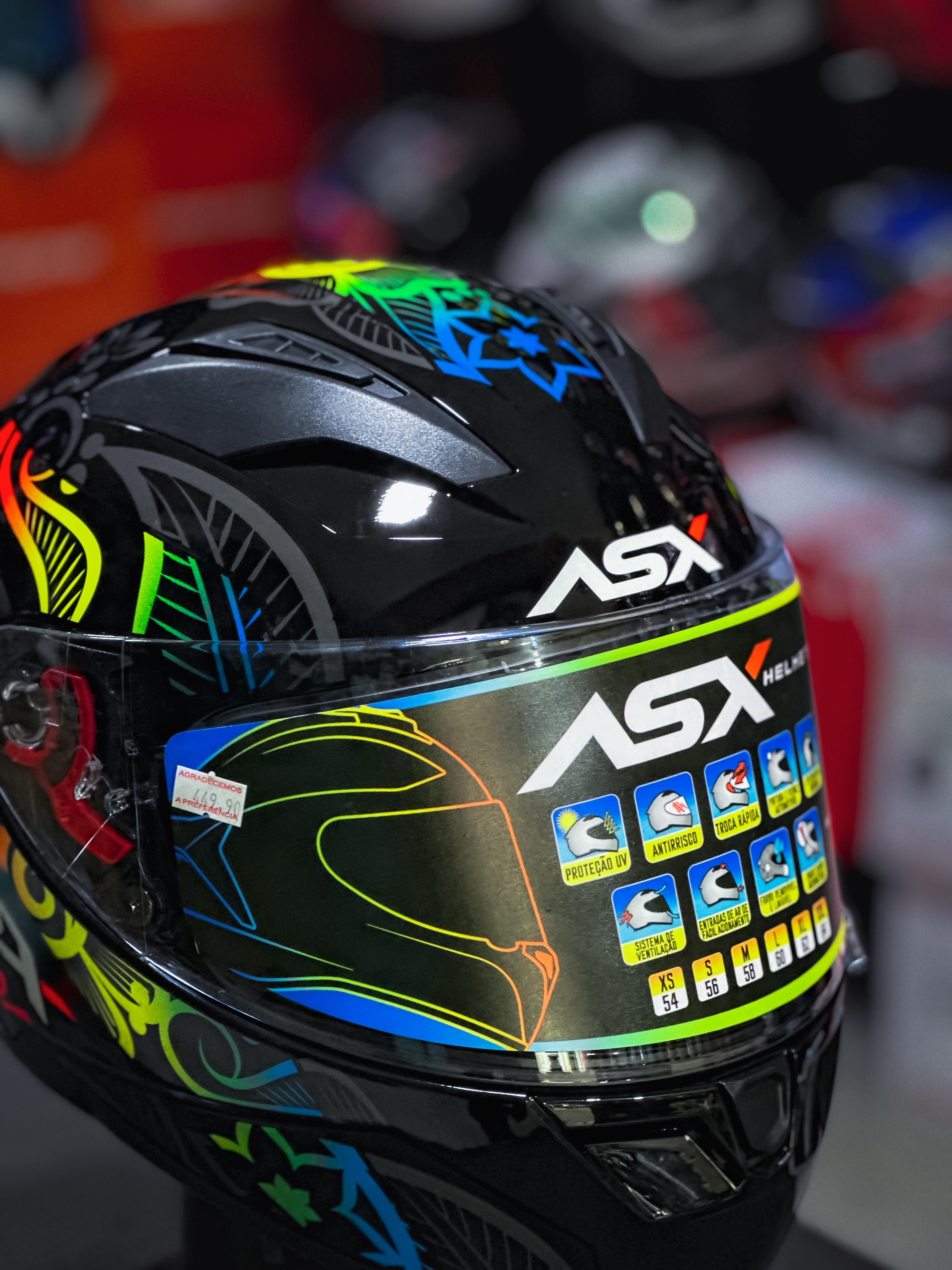 ASX CITY FLOWERS BRILHO PRETO/GRAFITE/COLOR