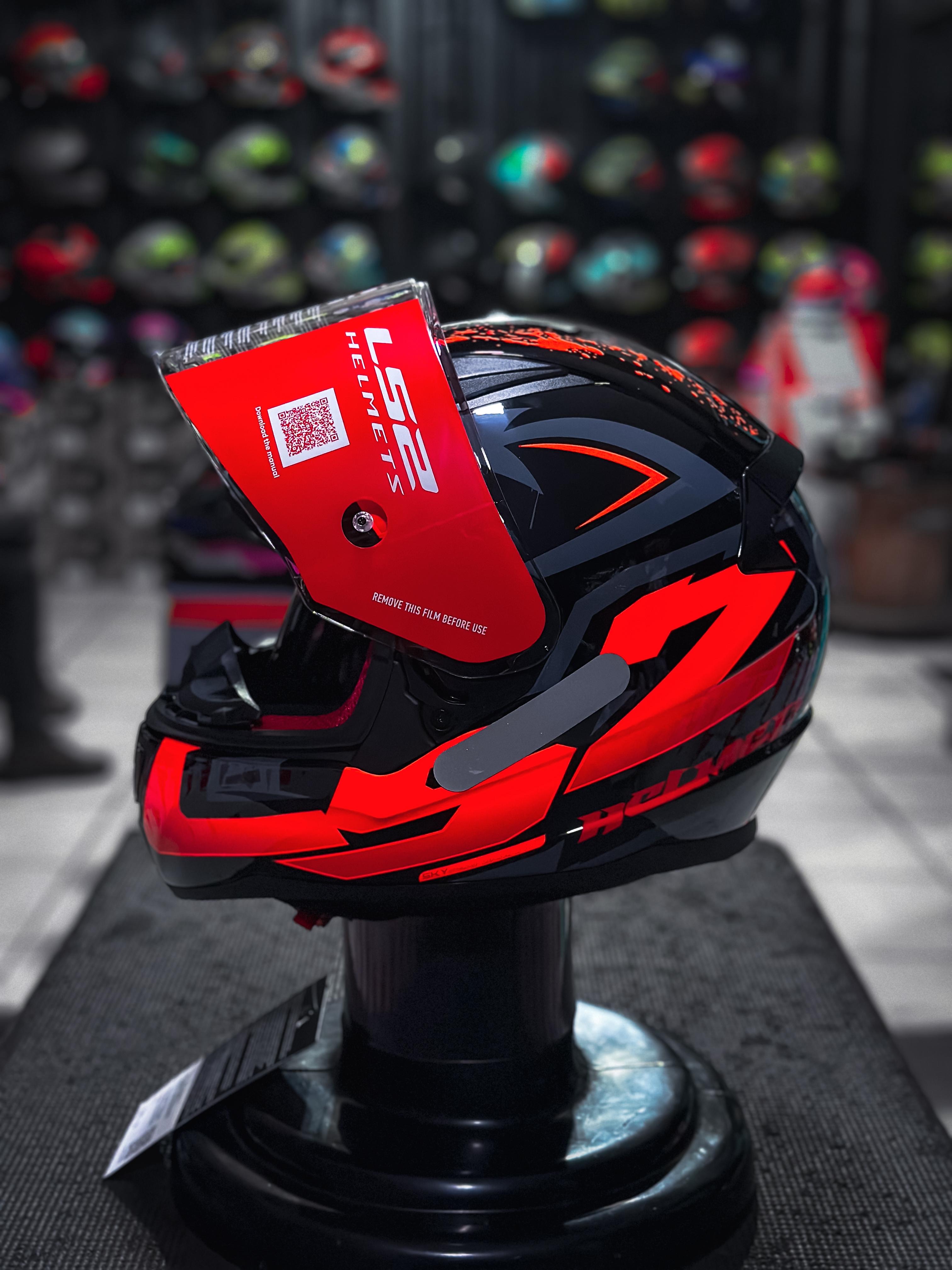 LS2 FF353 TAGLINE BLK/ORANGE 