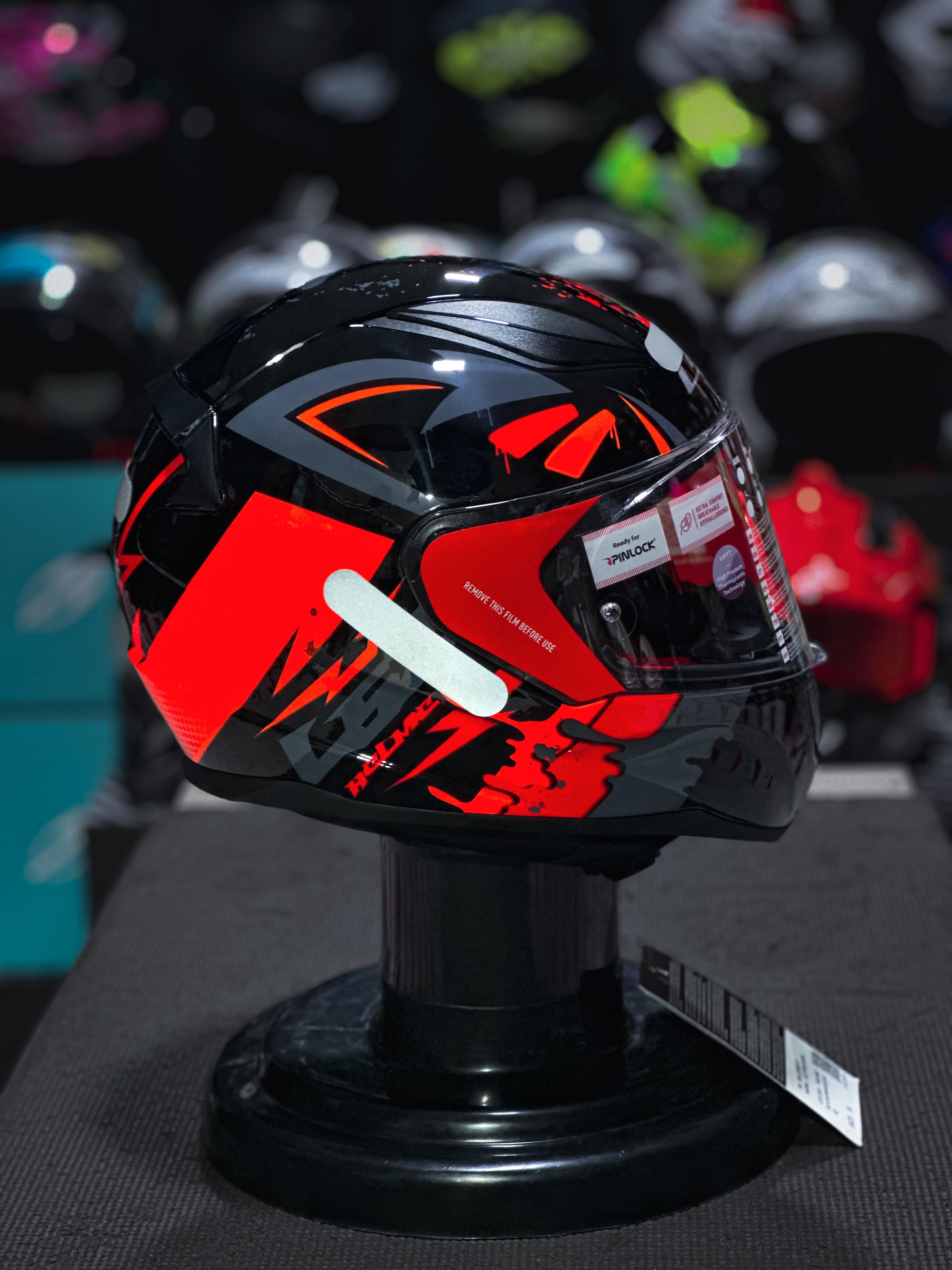 LS2 FF353 TAGLINE BLK/ORANGE 